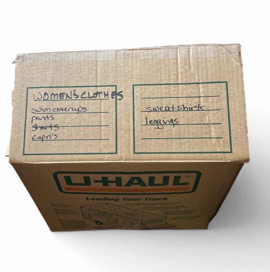 Photo 1 of BOX OF WOMENS CLOTHING (SOME NEW WITH TAGS)