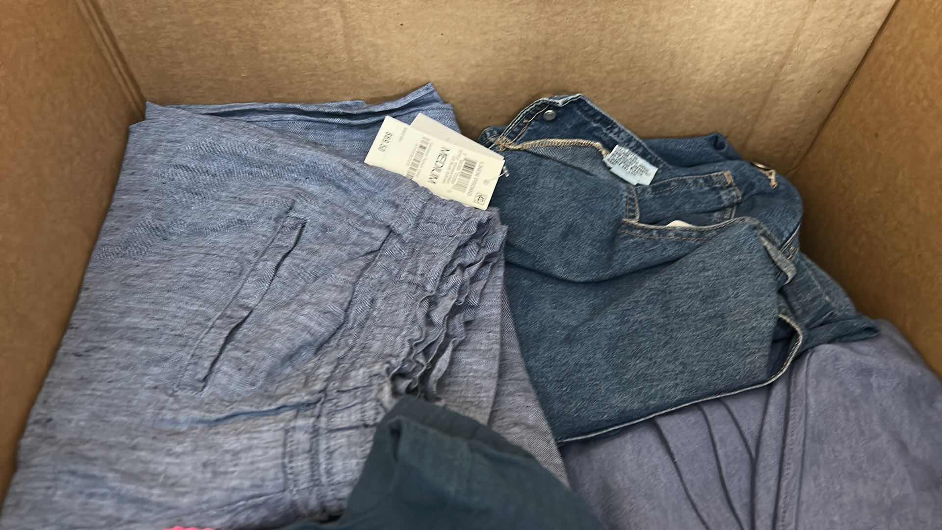 Photo 1 of BOX OF WOMENS CLOTHING (SOME NEW WITH TAGS)