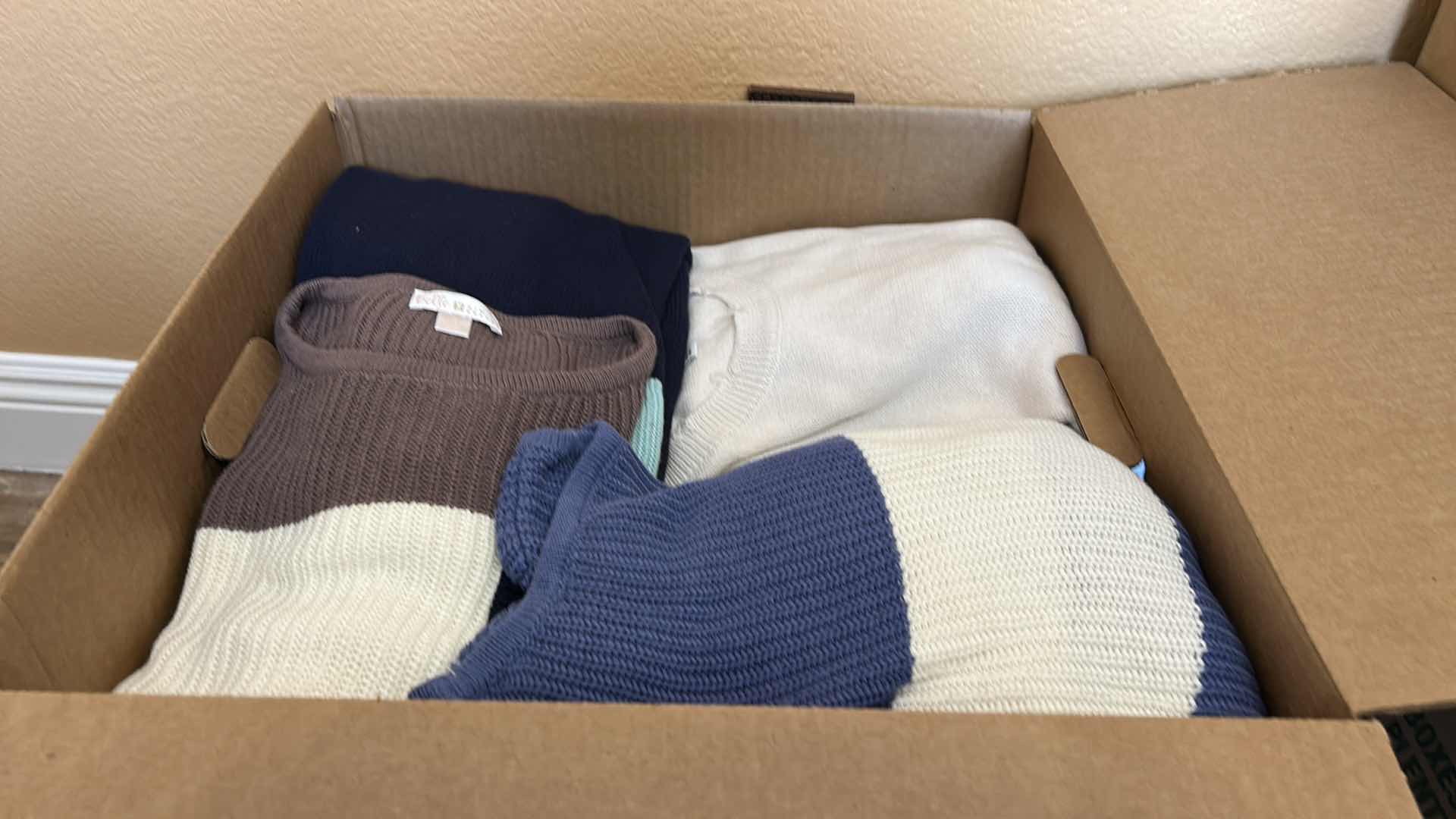 Photo 1 of BOX OF WOMENS SWEATERS