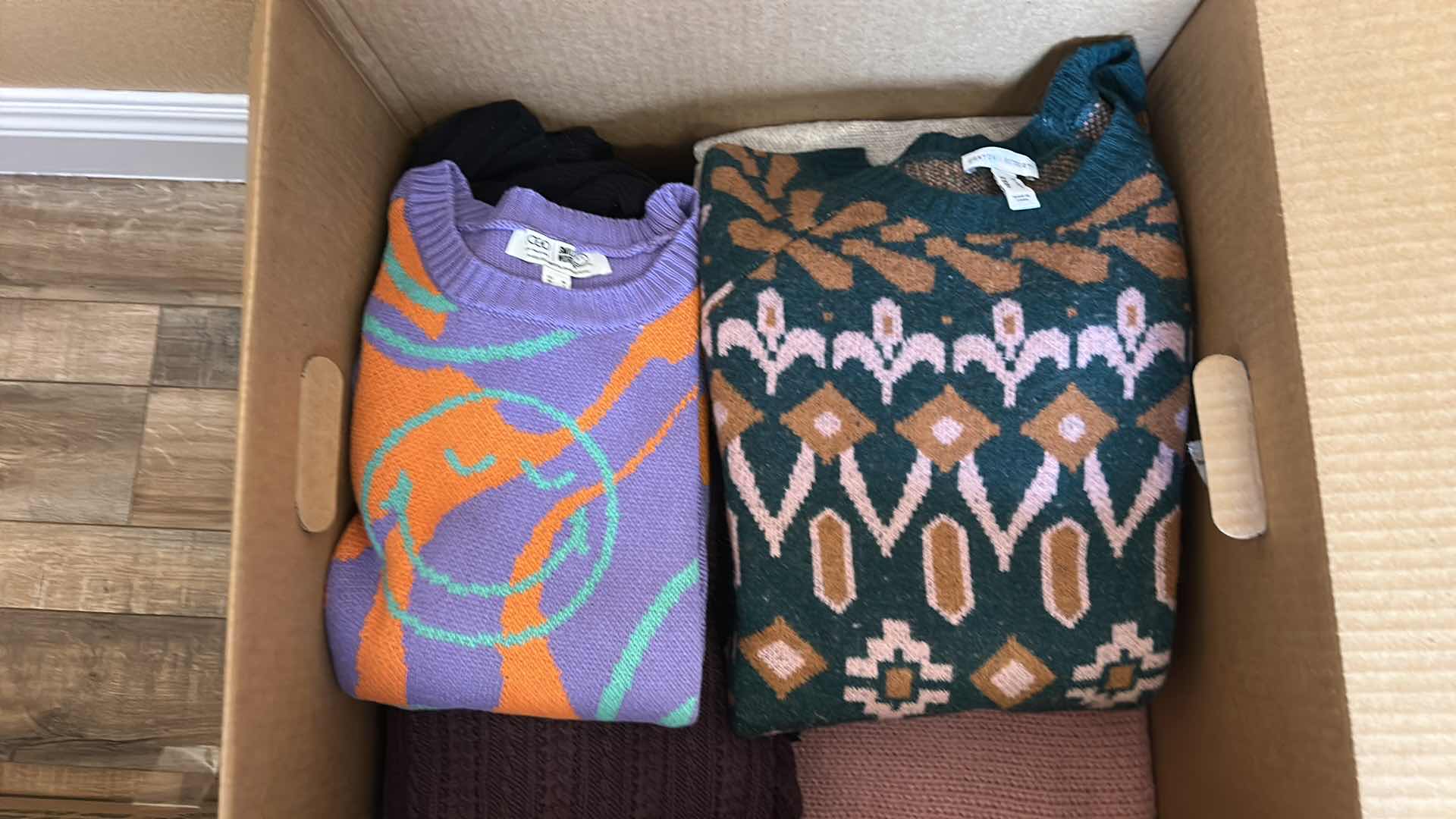Photo 1 of BOX OF WOMENS SWEATERS