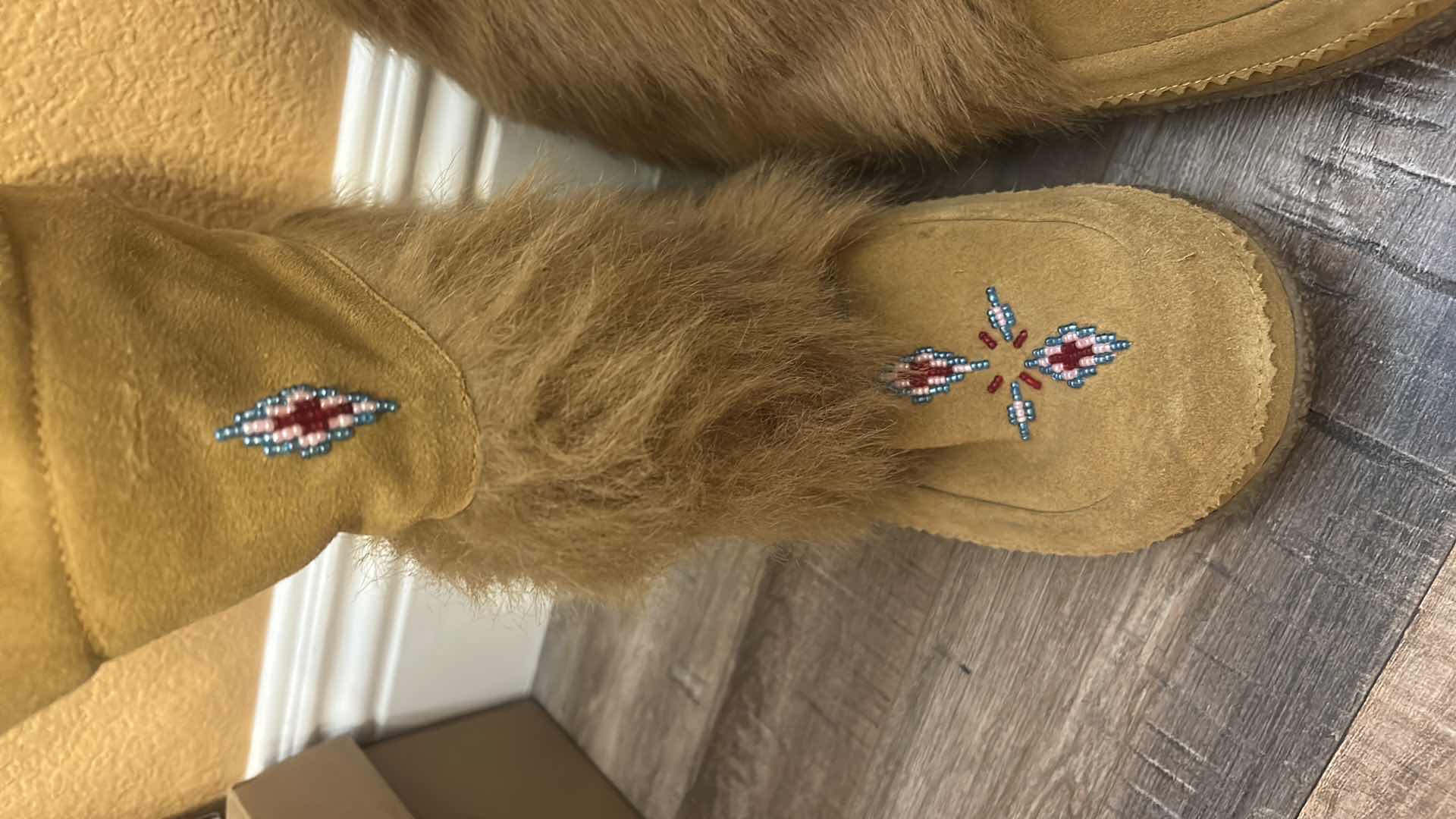 Photo 1 of 2 PAIRS WOMENS MUKLUKS LEATHER MOCCASIN STYLE BOOTS SIZE 7.5