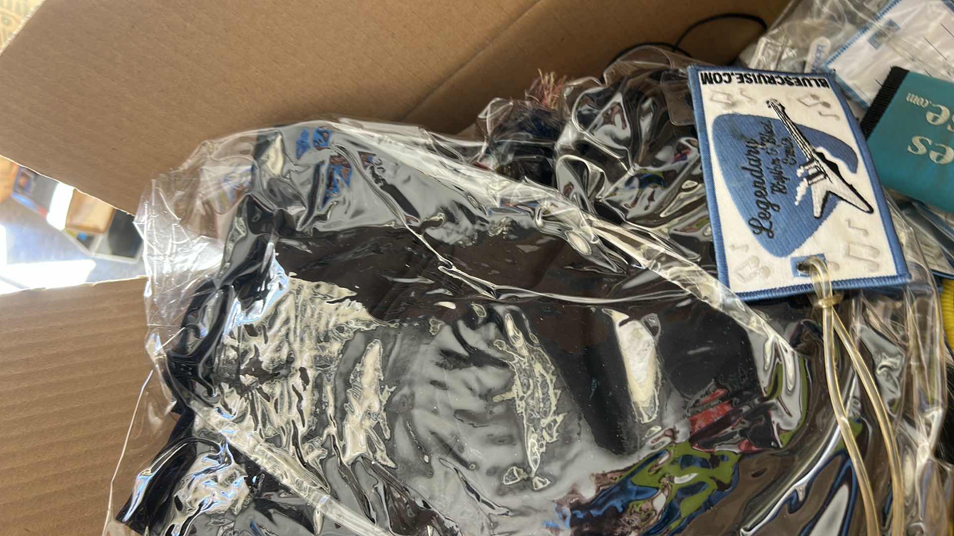 Photo 1 of BOX - FULL OF LEGENDARY BLUES CRUISE MERCHANDISE & COSTUMES