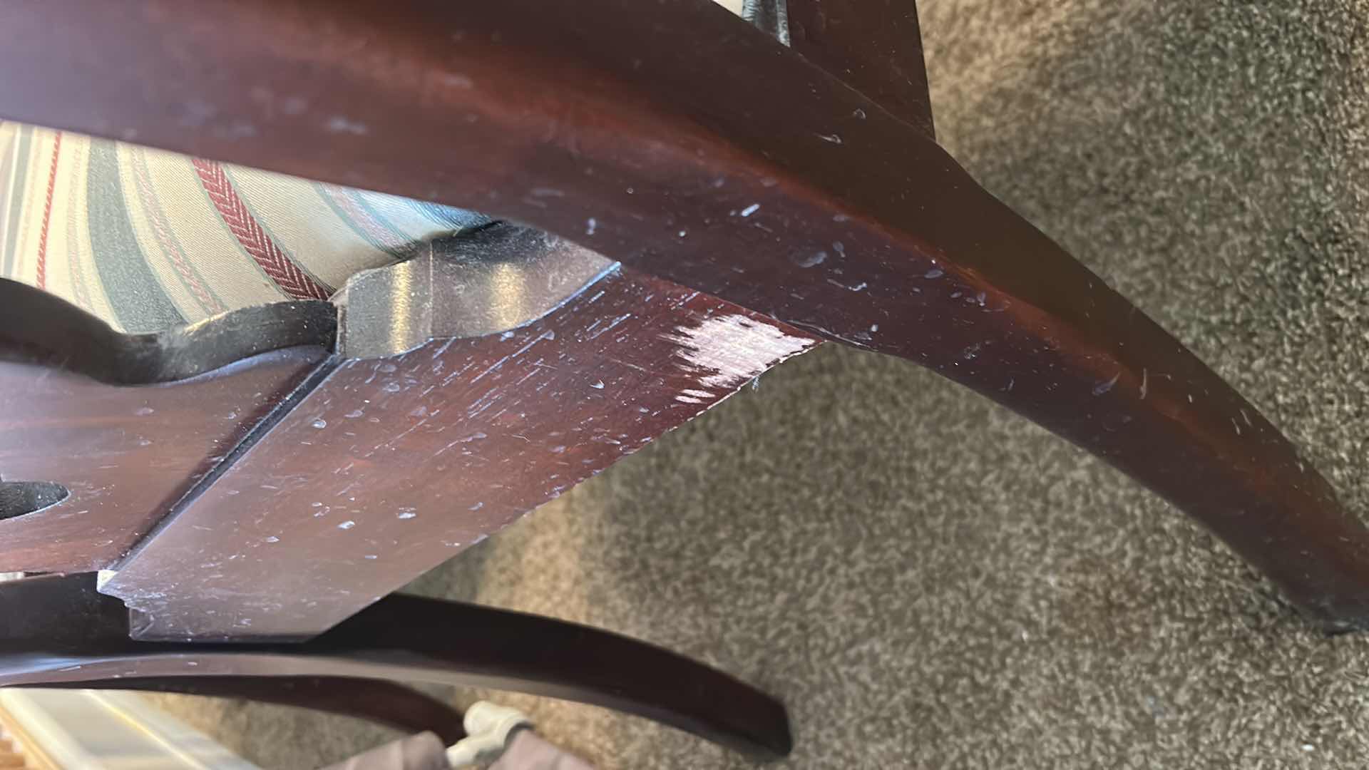 Photo 1 of THOMASVILLE CHIPPENDALE MAHOGANY DINING CHAIR WITH BALL AND CLAW FEET
SIDE CHAIR 24” x 22” x H41”