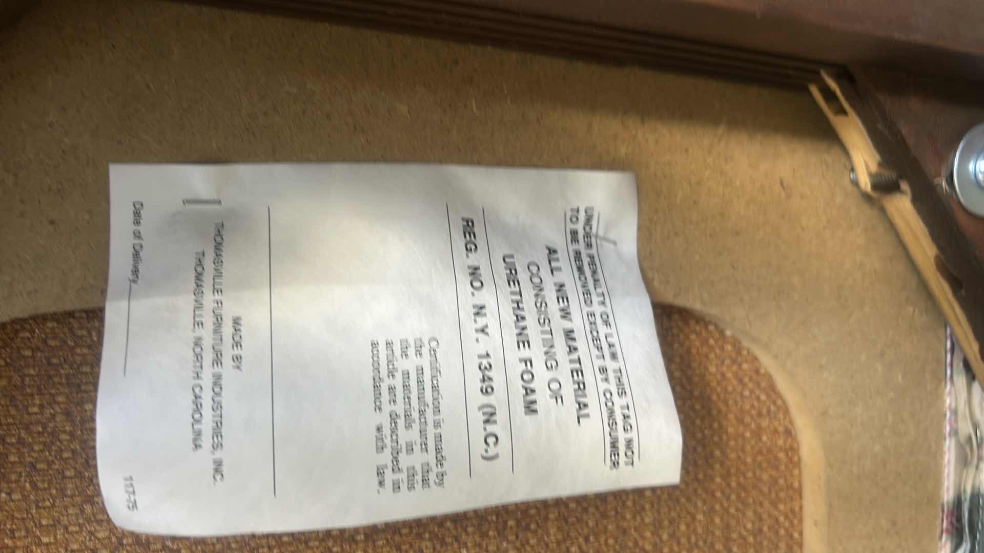 Photo 1 of THOMASVILLE CHIPPENDALE MAHOGANY DINING CHAIR WITH BALL AND CLAW FEET
SIDE CHAIR 24” x 22” x H41”