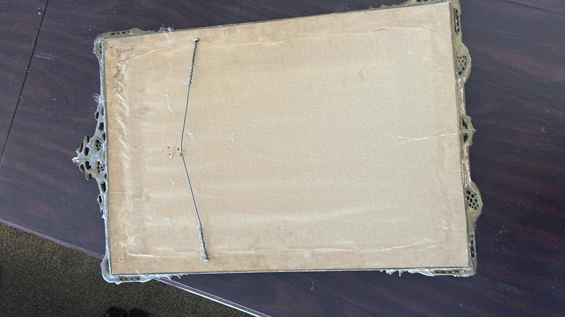 Photo 1 of ANTIQUE INTRICATE WOOD FRAME 15 1/2“ x 24“ Progress of Love: The Meeting" by Jean-Honoré Fragonard.