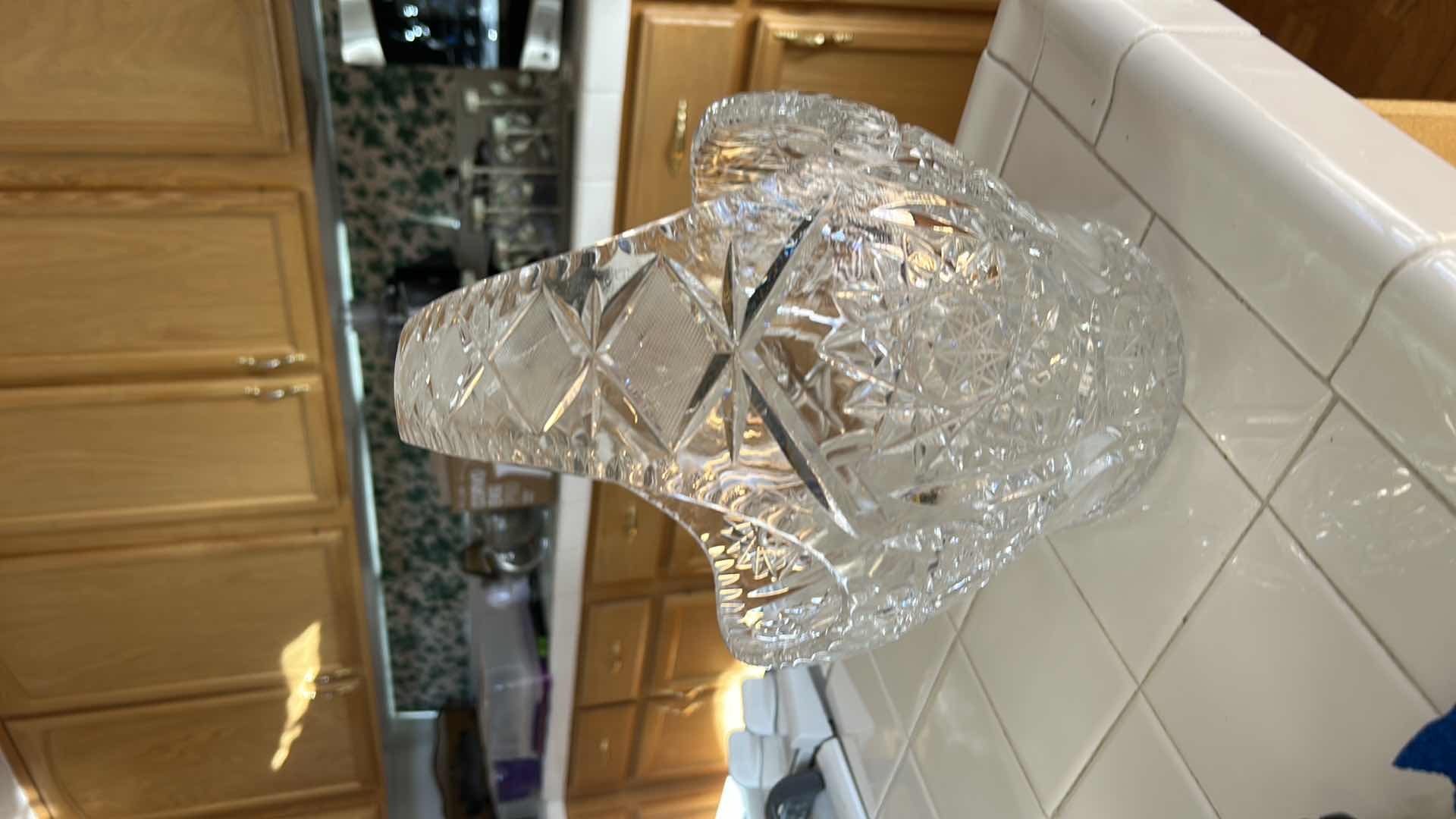 Photo 1 of CUT CRYSTAL BASKET H11”