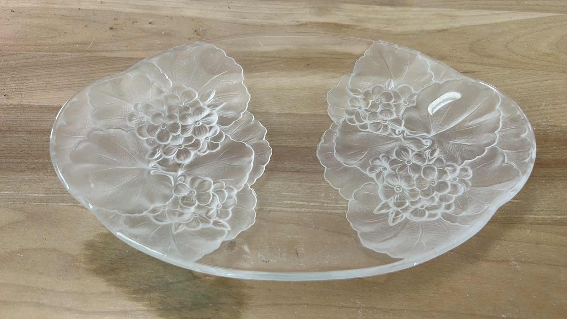 Photo 1 of 3  GLASS/CRYSTAL PIECES, (TALLEST H10”)