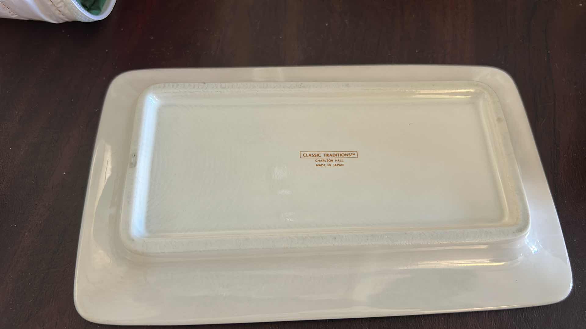 Photo 1 of CHARLTON HALL & CLASSIC TRADITIONS CHRISTMAS SERVING WARE - 10, 7.75” DESSERT PLATES, 12 MUGS, BUTTER DISH AND MORE