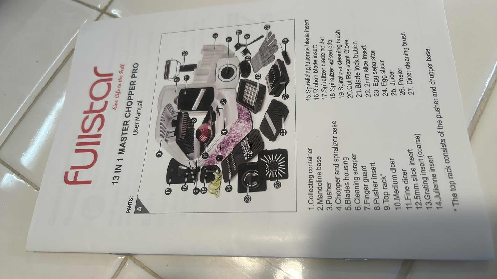 Photo 1 of FUIISTAR 13 IN 1 MASTER CHOPPER PRO