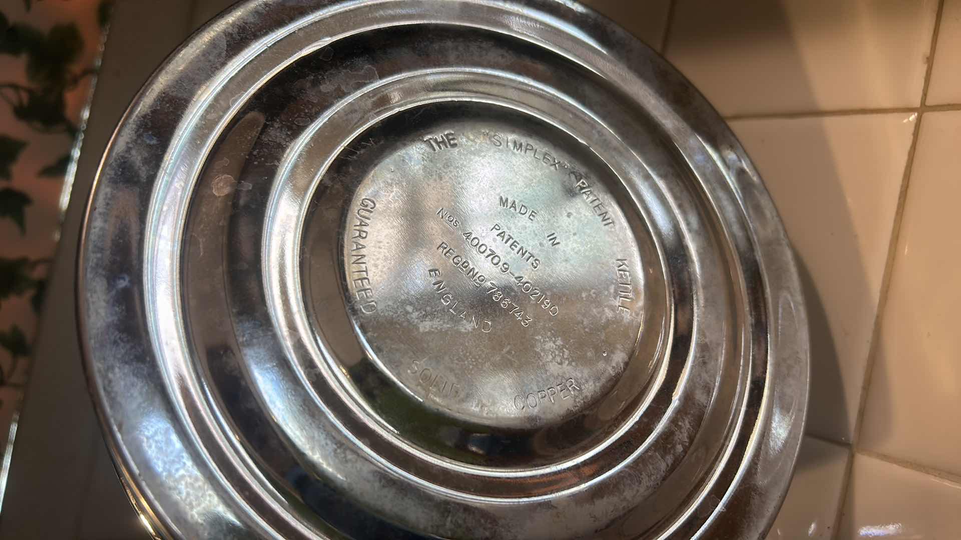 Photo 1 of THE SIMPLEX PATENT KETTLE AND EPOCH CUP AND SAUCER