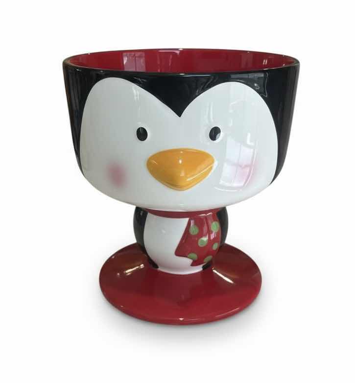Photo 1 of CHRISTMAS DECOR- PENGUIN CANDY DISH H9”