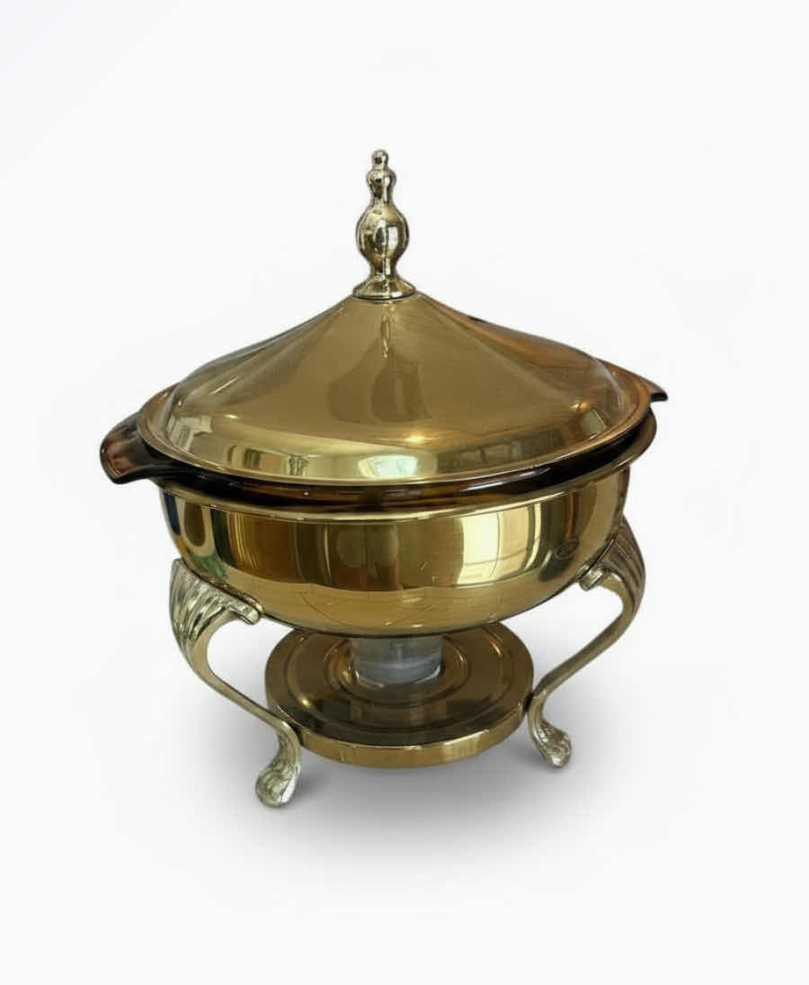 Photo 1 of BRASS FONDUE SET