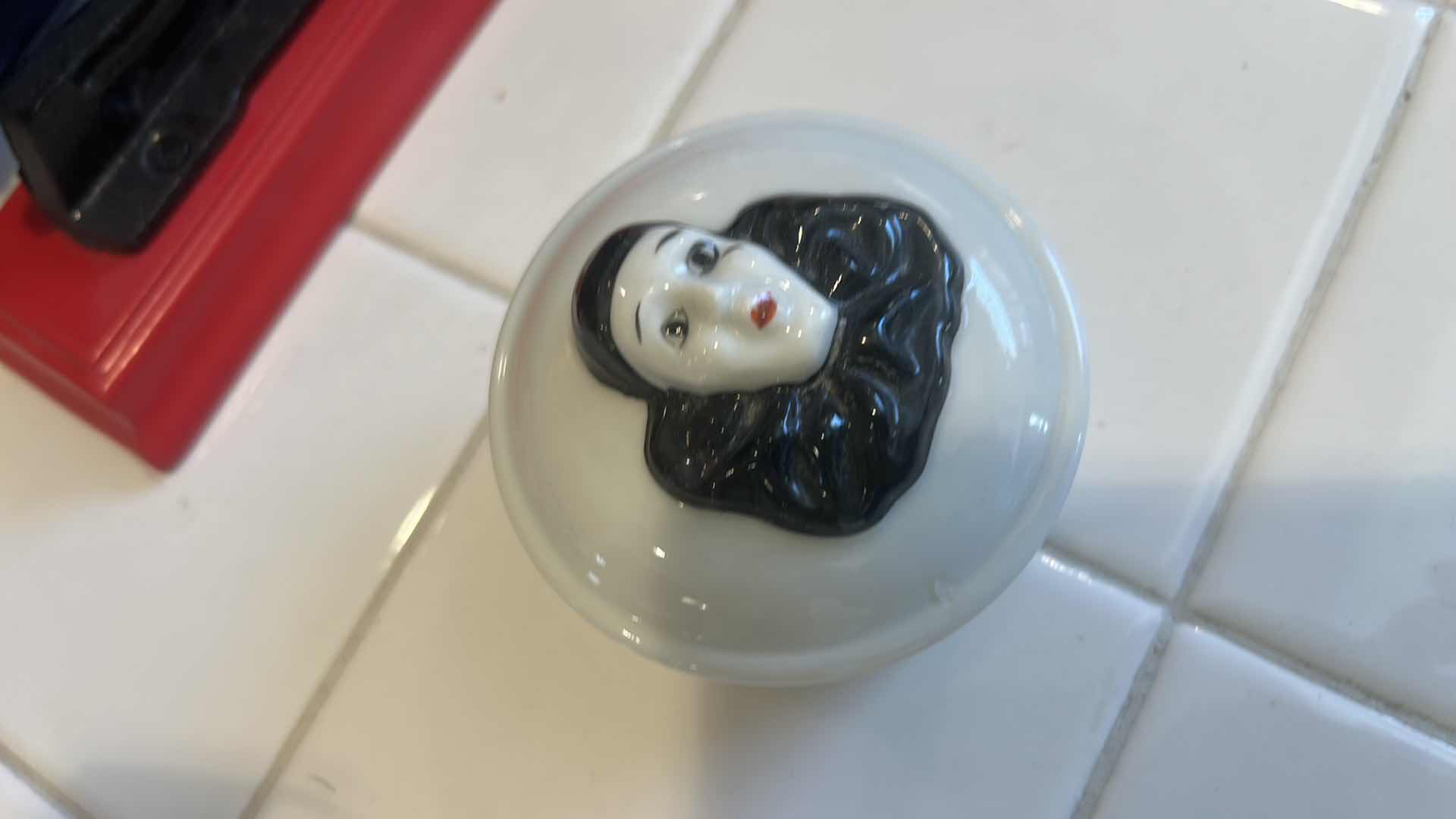 Photo 1 of 3 PC - TRINKET BOX, COSMETIC BAG, & NUTCRACKER