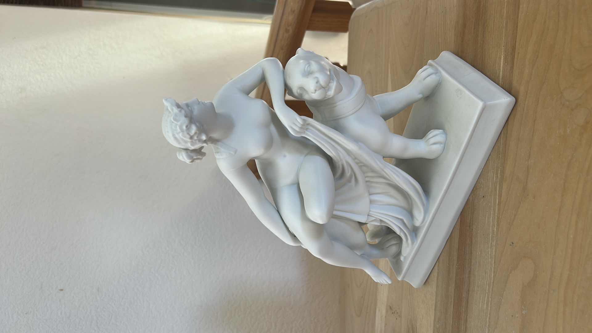 Photo 1 of PARIAN “ARIADNE AND THE PANTHER" SCULPTURE H10”