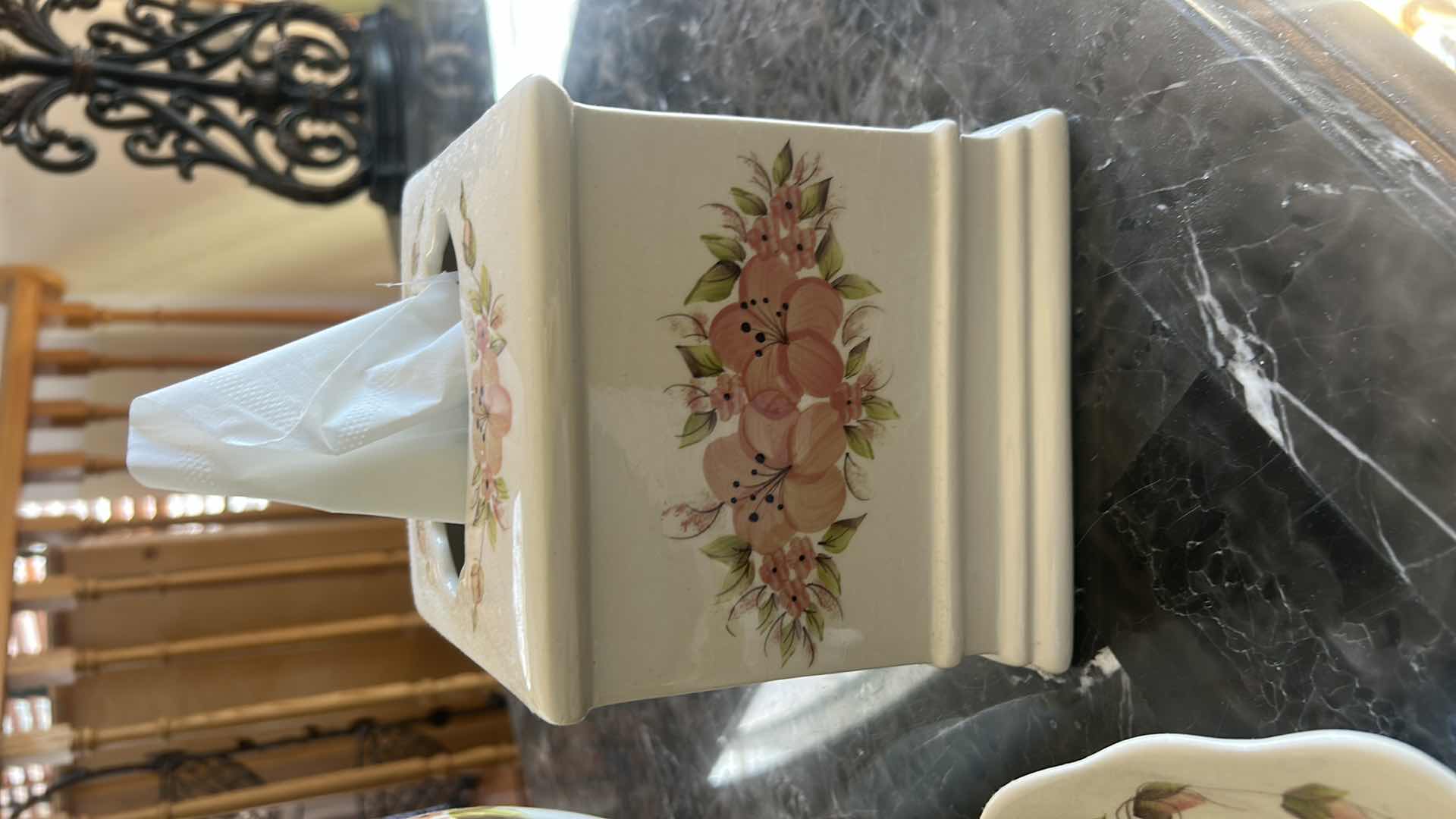 Photo 1 of HAND PAINTED PORCELAIN BY VEE JACKSON, CALIFORNIA, BATHROOM ENSEMBLE