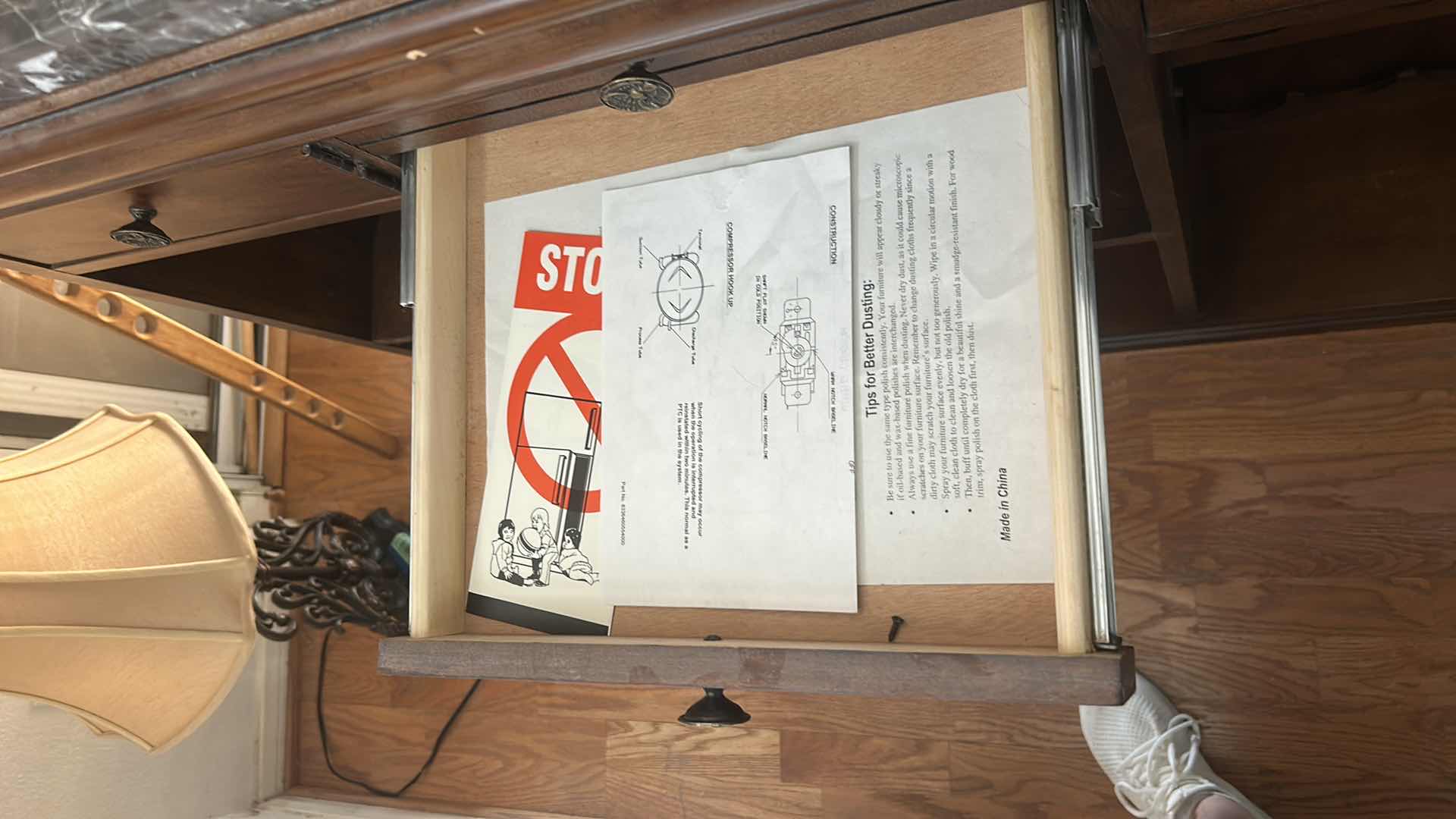 Photo 1 of PULASKI WOOD BAR WITH MARBLE TOP 6‘ x 25 1/2“ x H43“