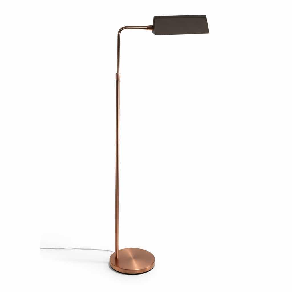 Photo 1 of BRASS FLOOR LAMP ( H47”ADJUSTABLE HEIGHT)