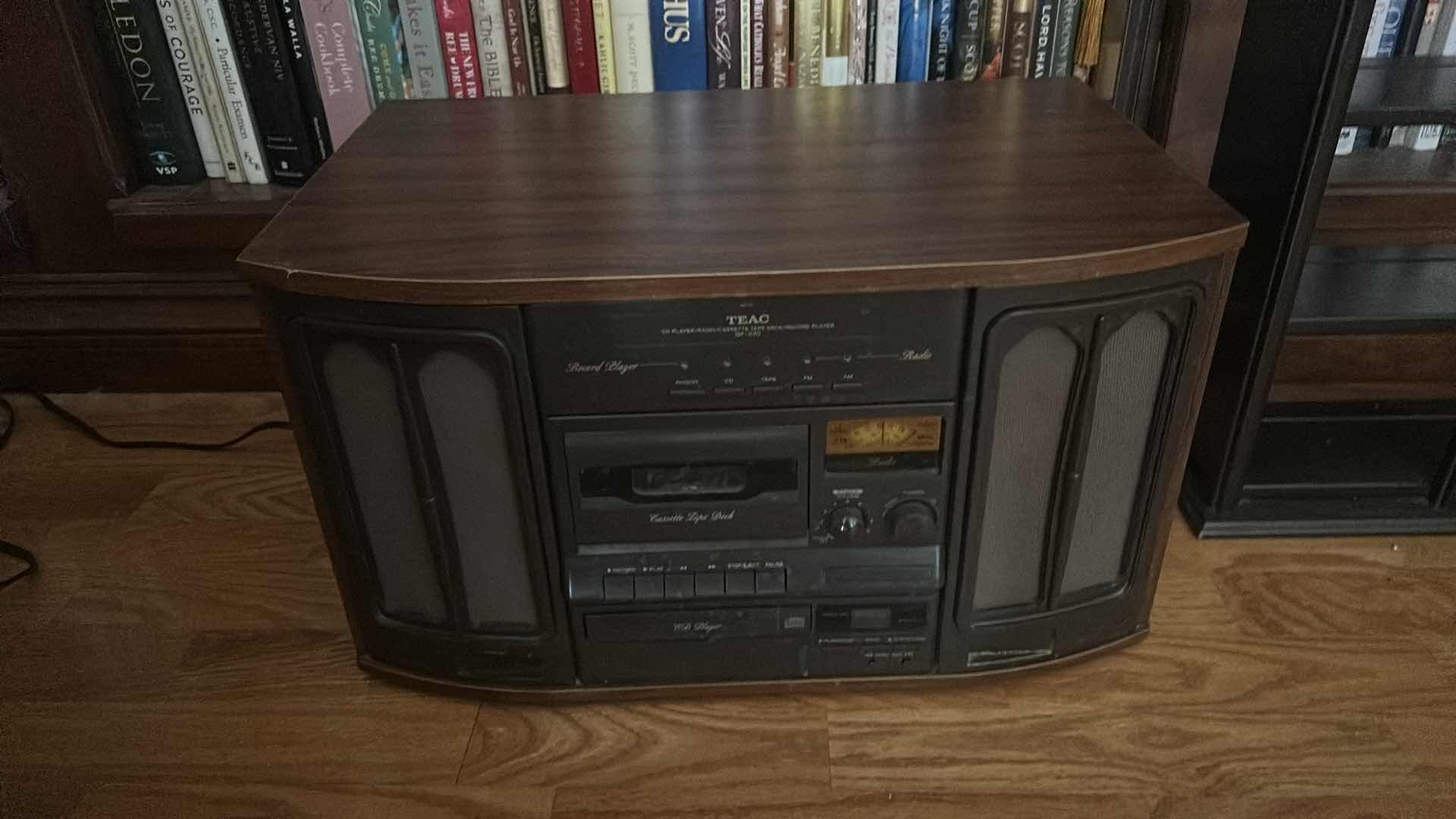 Photo 1 of NOSTALGIA TEAK STEREOPHONIC MUSIC PLAYER