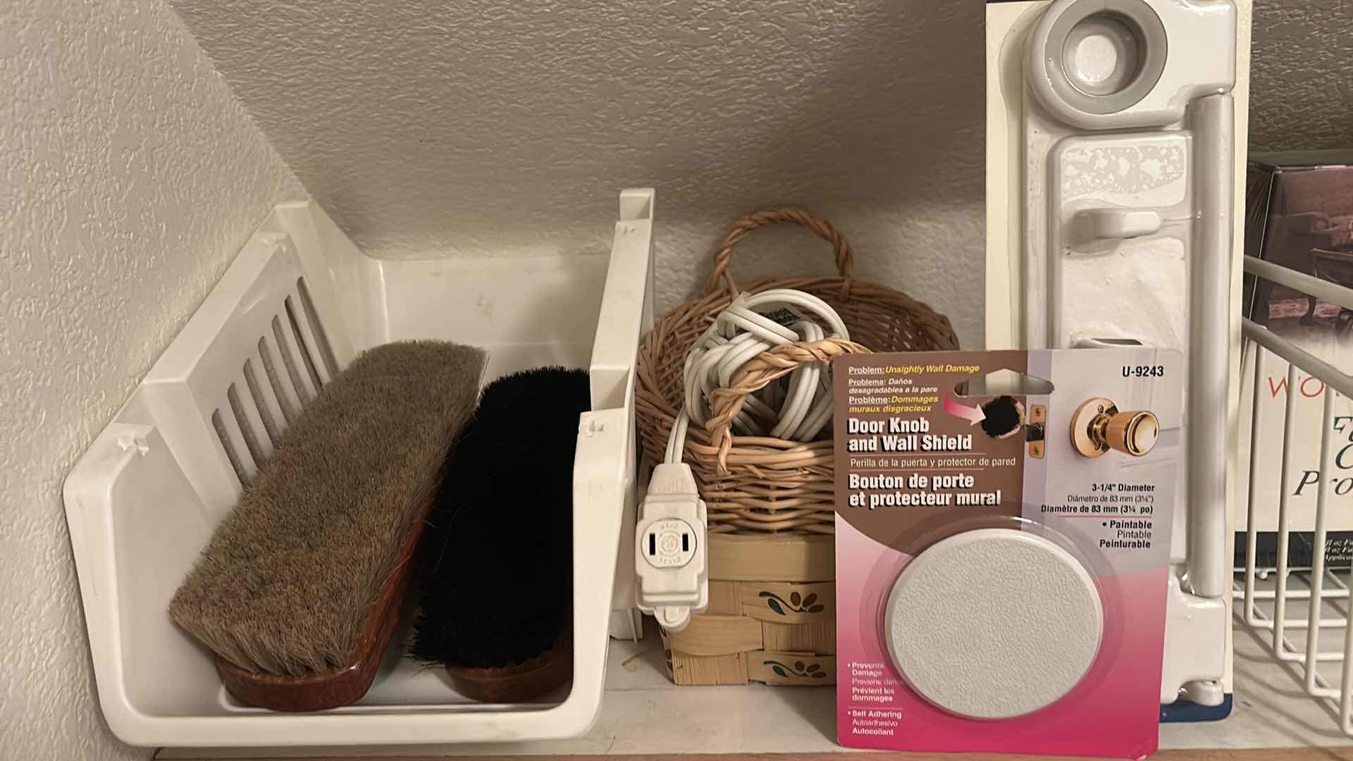 Photo 1 of CONTENTS ON SHELF IN LAUNDRY ROOM- ROD & HANGERS