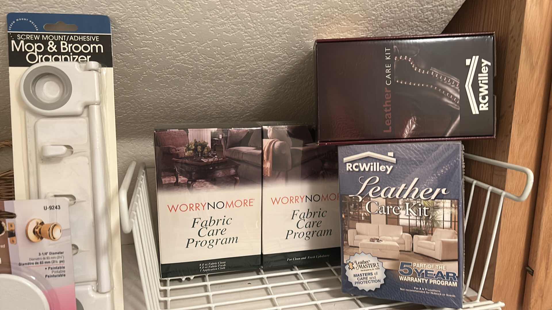 Photo 1 of CONTENTS ON SHELF IN LAUNDRY ROOM- ROD & HANGERS