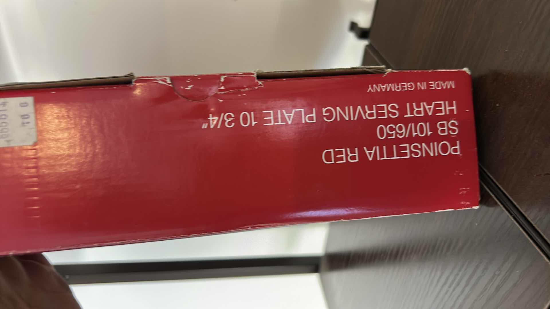 Photo 1 of MIKASA POINSETTIA HEART SERVING DISH