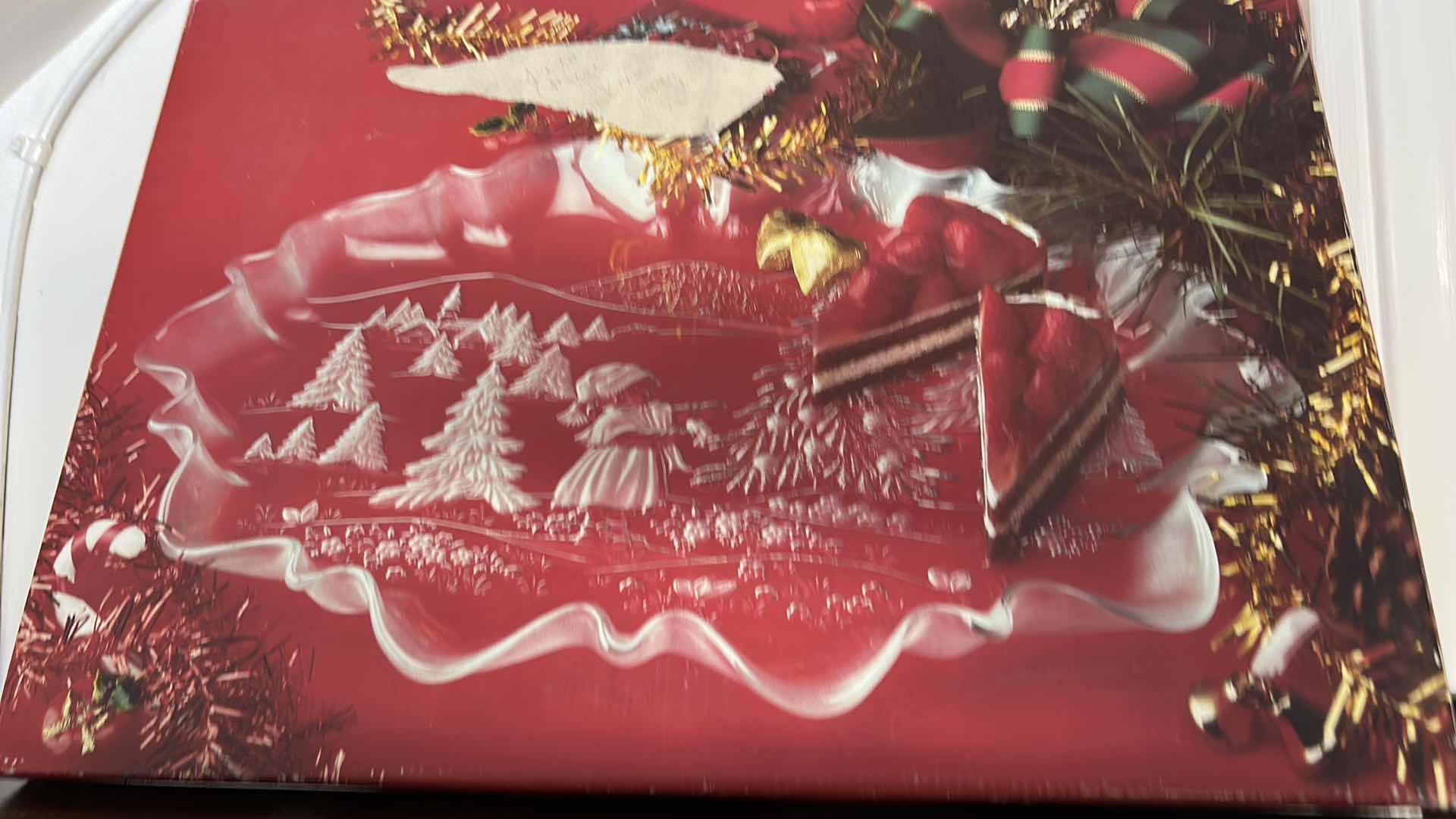 Photo 1 of MIKASA CHRISTMAS STORY OVAL CANAPE PLATTER 17.25”