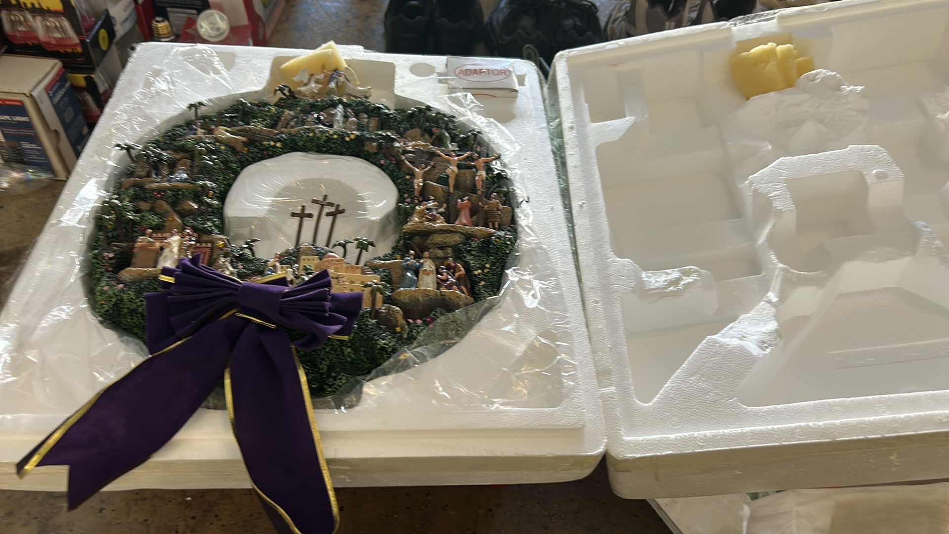Photo 1 of THOMAS KINKADE FAITH WREATH WITH COA