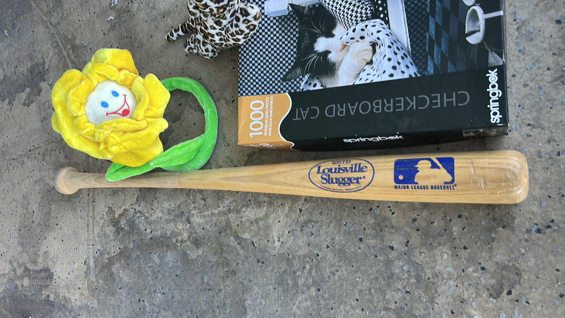 Photo 1 of PUZZLE, LOUISVILLE SLUGGER TEE BALL BAT AND MORE