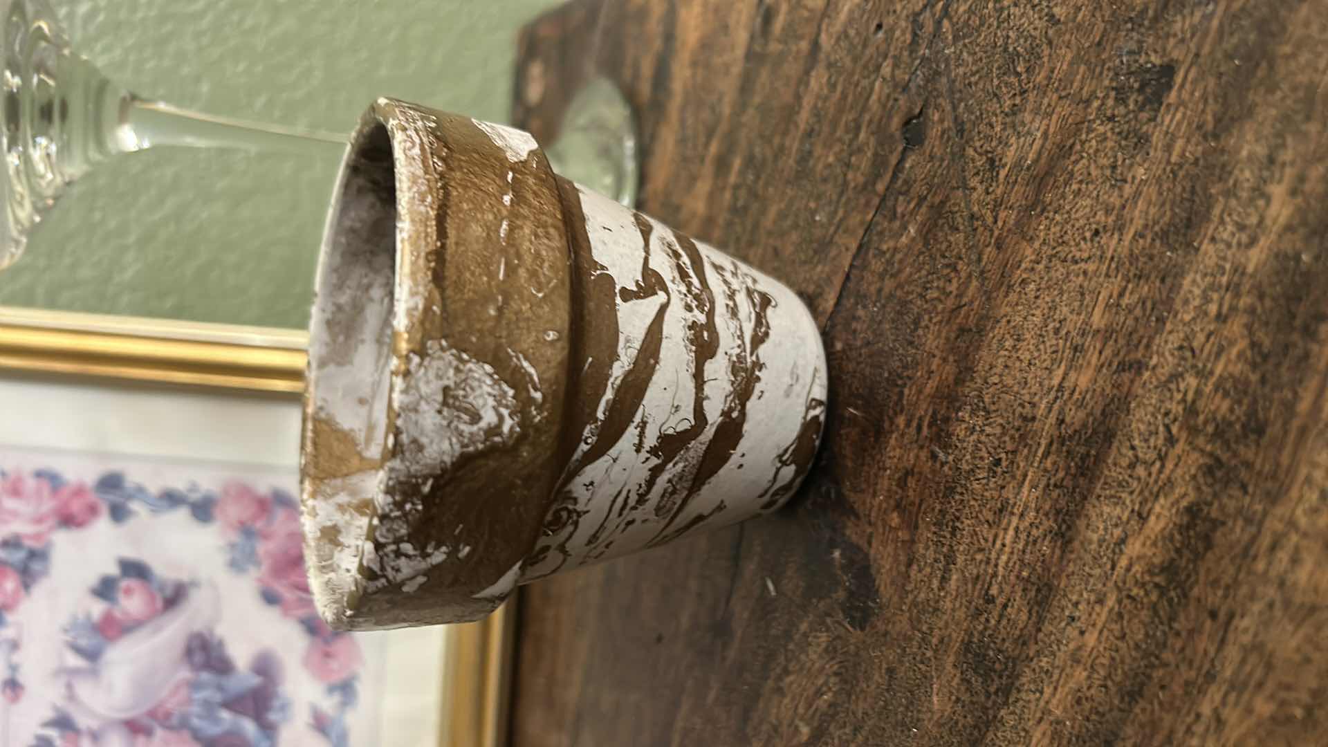 Photo 1 of LACE PANEL, 2 GOLD FRAMED ARTWORK PCS AND HOME DECOR ITEMS