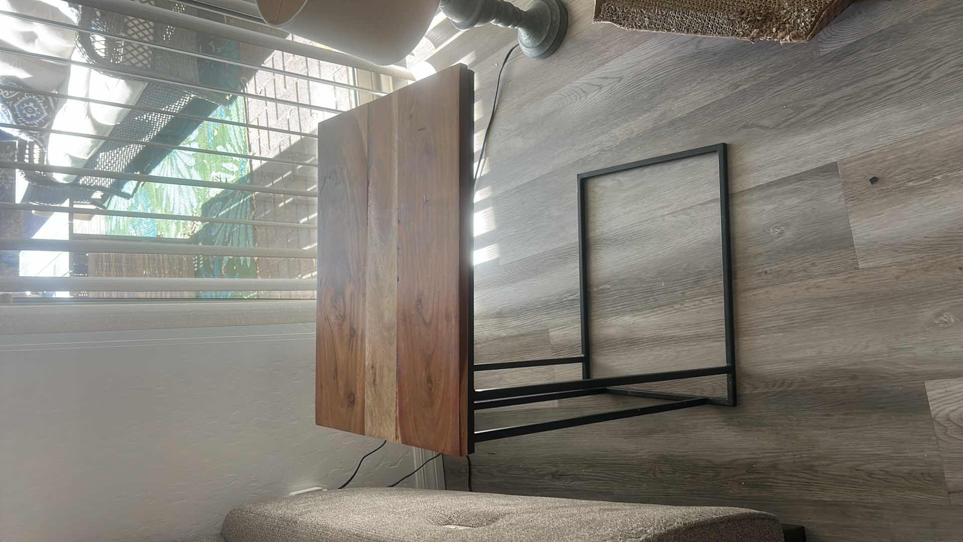 Photo 1 of C SHAPED ACCENT TABLE 14” x 19” x 26”