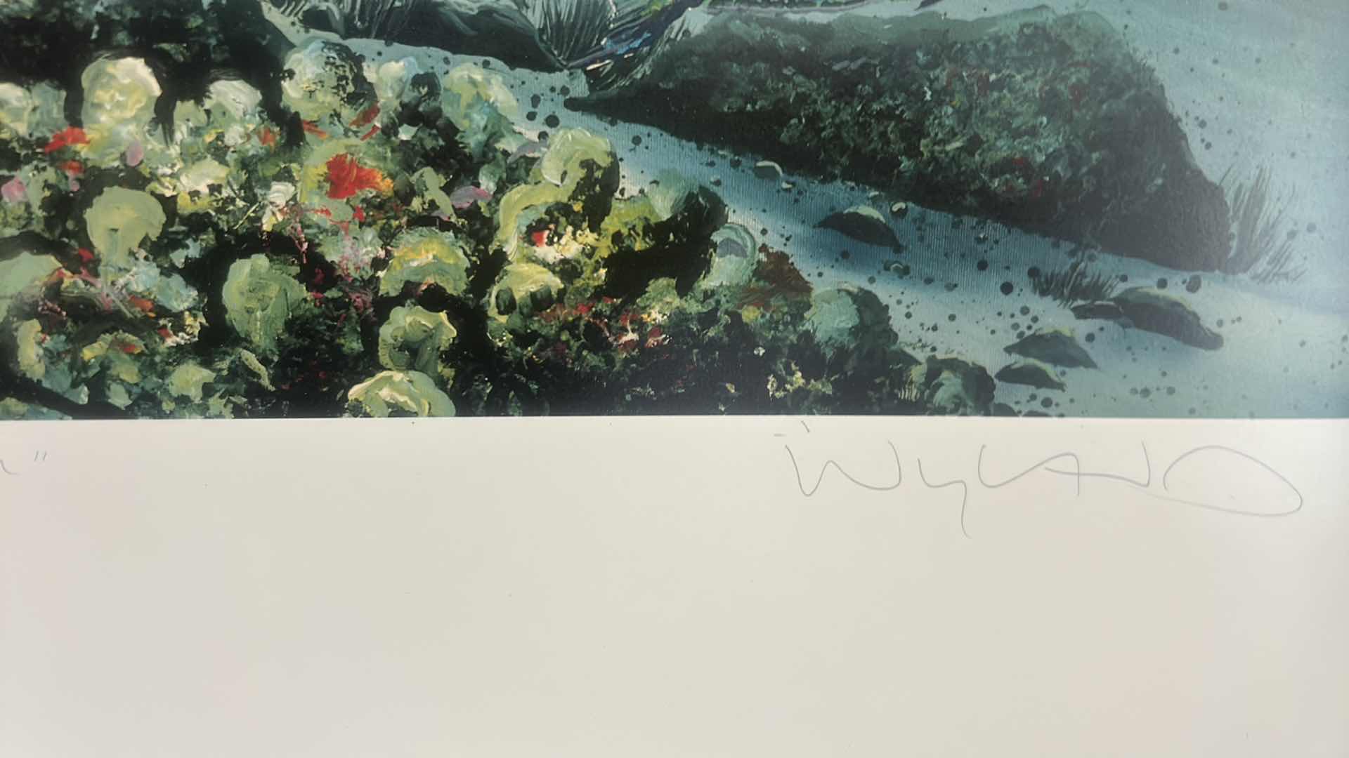 Photo 1 of NUMBERED, SIGNED, LIMITED EDITION ART PRINT TITLED “MAUI DAWN” BY THE ARTIST ROBERT WYLAND. 22 1/2” x H34”