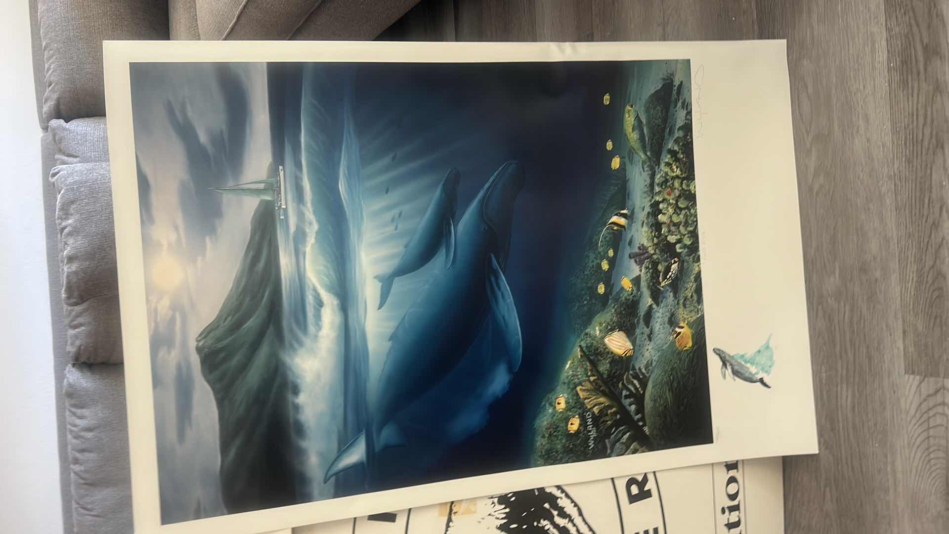 Photo 1 of NUMBERED, SIGNED, LIMITED EDITION ART PRINT TITLED “MAUI DAWN” BY THE ARTIST ROBERT WYLAND. 22 1/2” x H34”