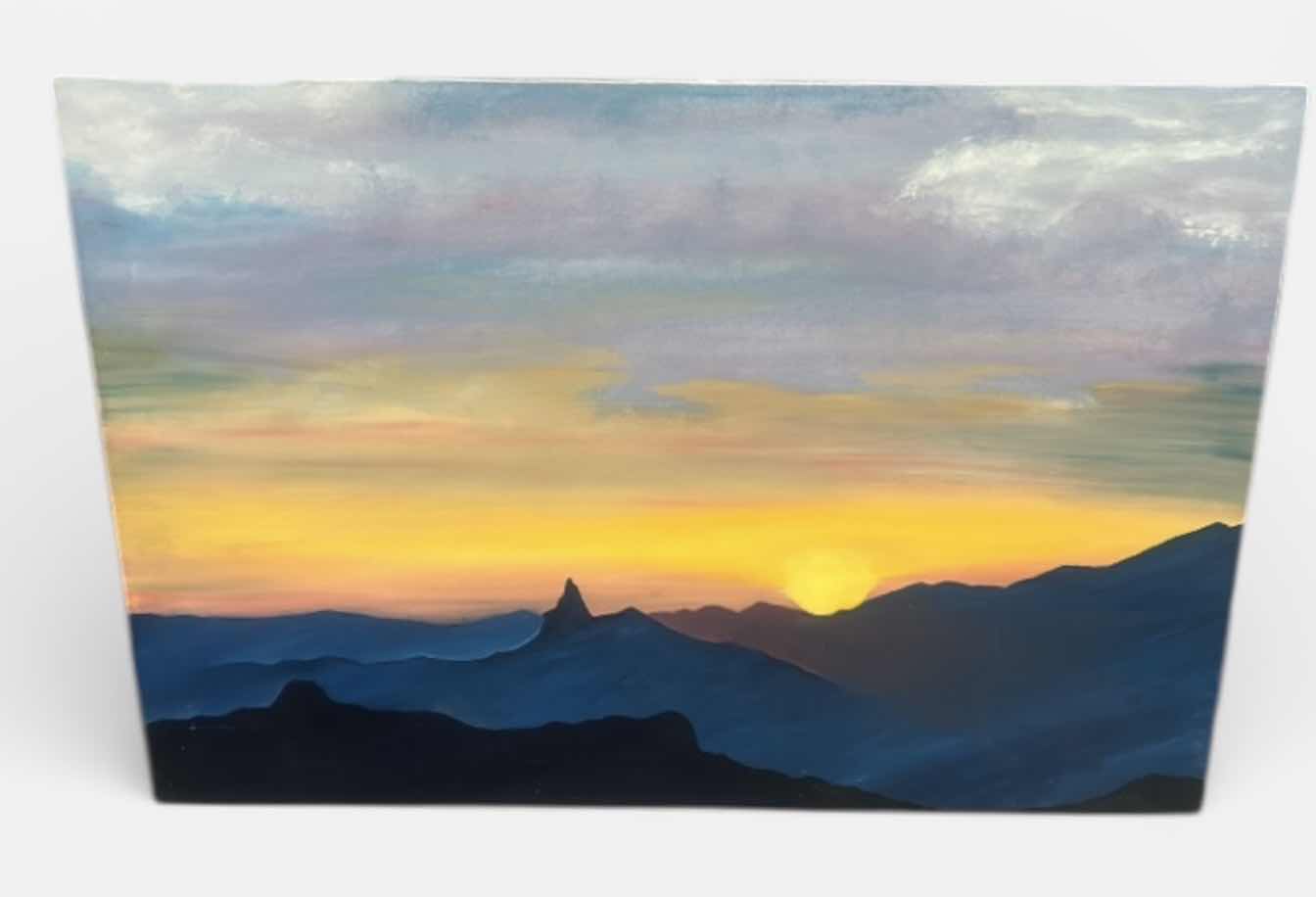 Photo 1 of OIL ON CANVAS SUNSET ARTWORK 3’ x 2’