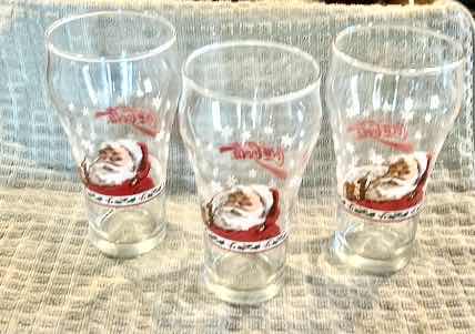 Photo 1 of 7 COCA COLA SANTA CLAUSE GLASSES