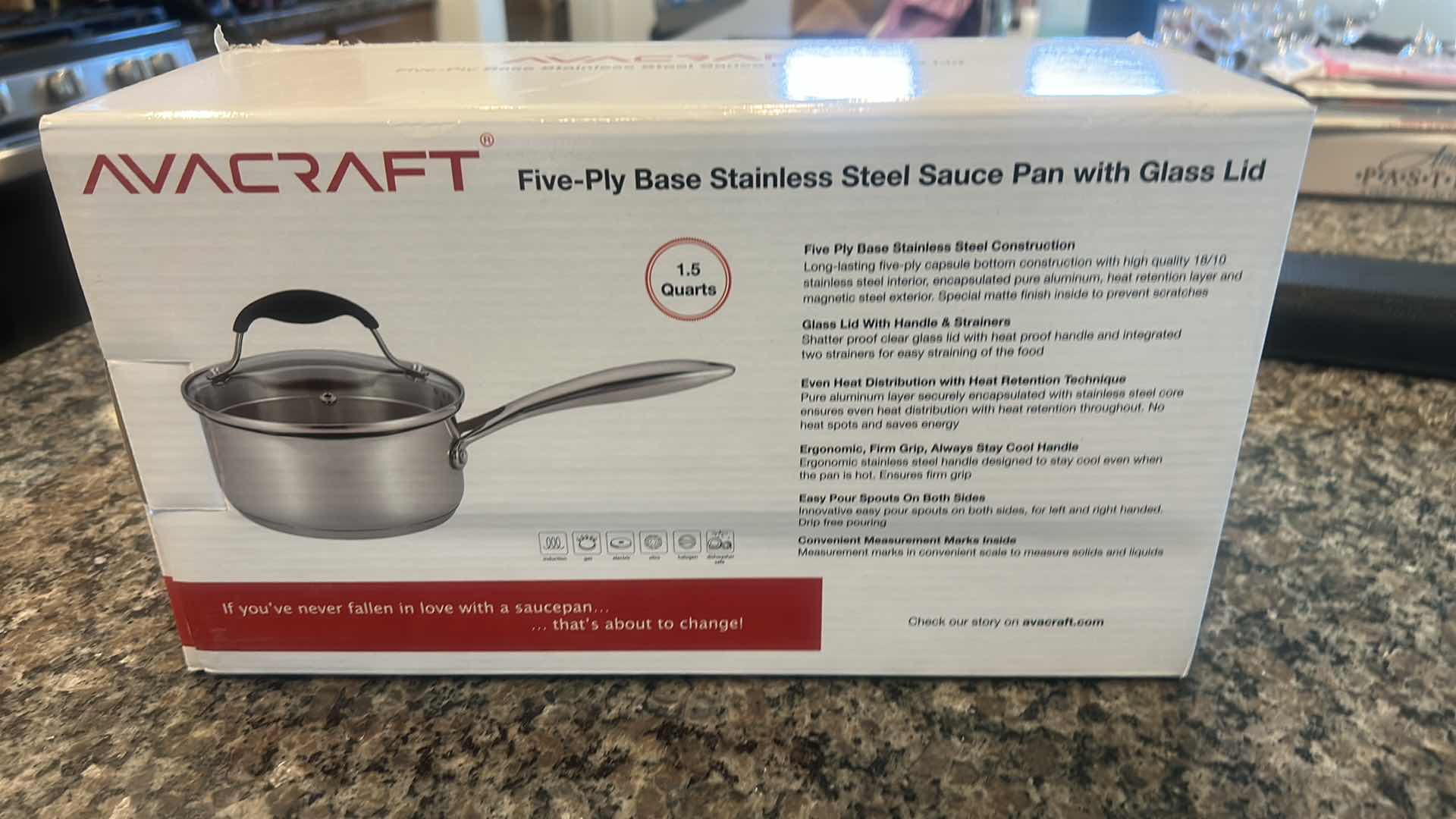 Photo 1 of NEW IN BOX STAINLESS STEAL SAUCE PAN