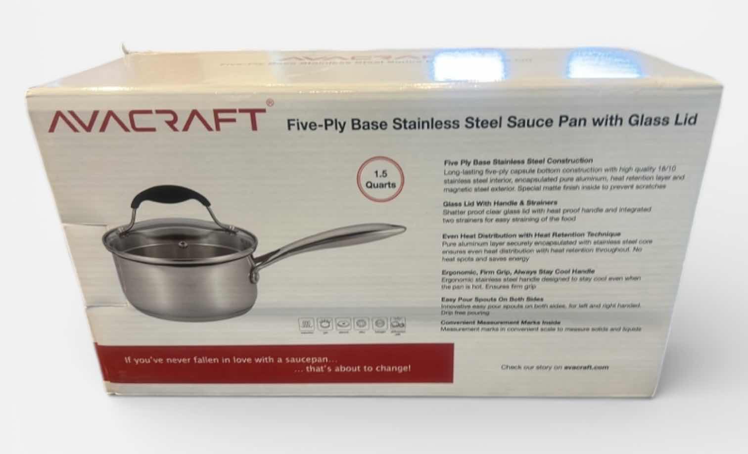 Photo 1 of NEW IN BOX STAINLESS STEAL SAUCE PAN