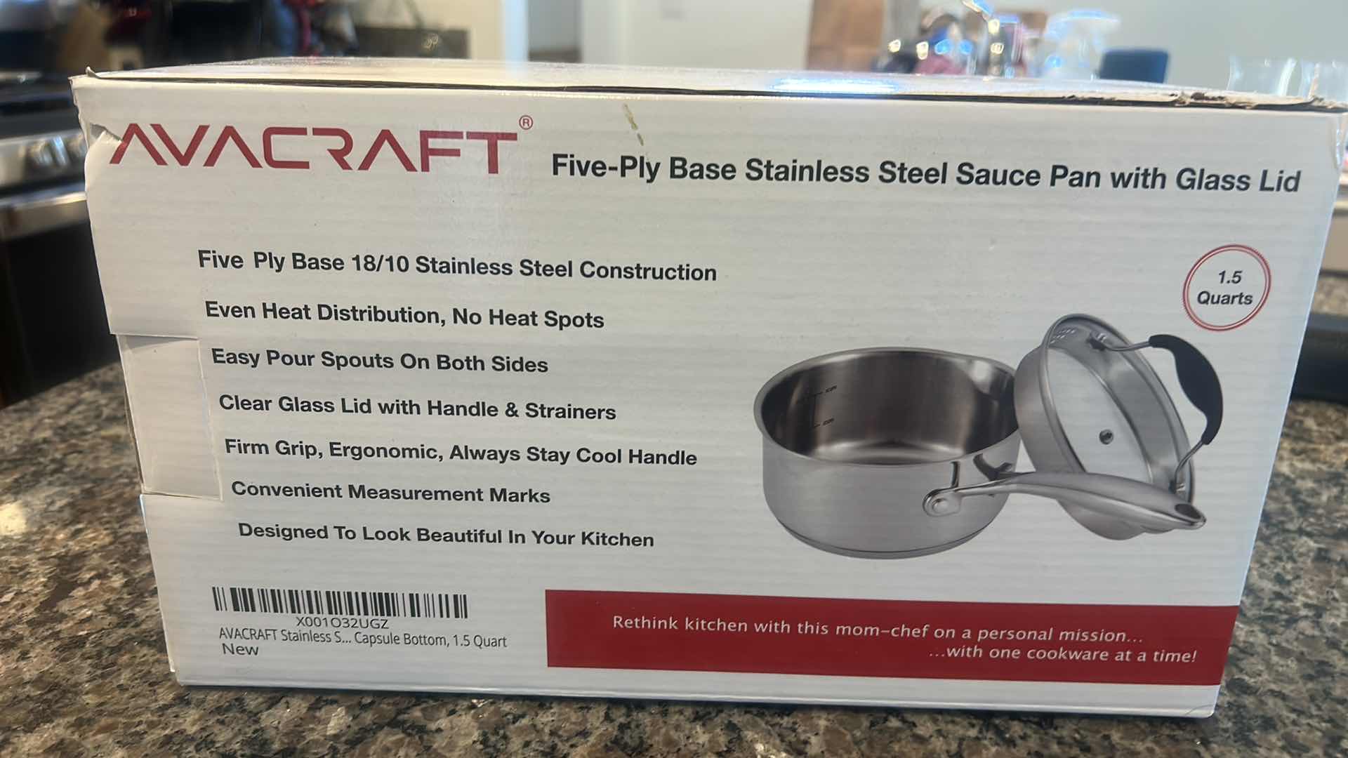 Photo 1 of NEW IN BOX STAINLESS STEAL SAUCE PAN