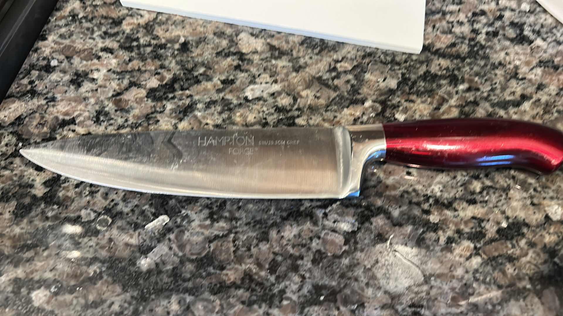 Photo 1 of KITCHEN KNIFE SET IN WOOD BLOCK