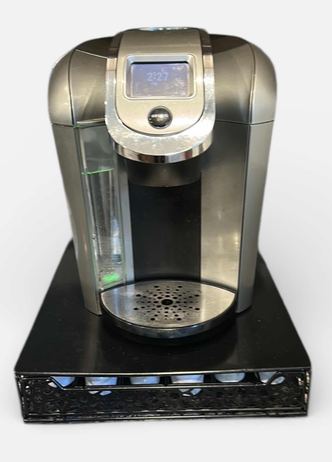 Photo 1 of KEURIG COFFEE MAKER AND POD HOLDER