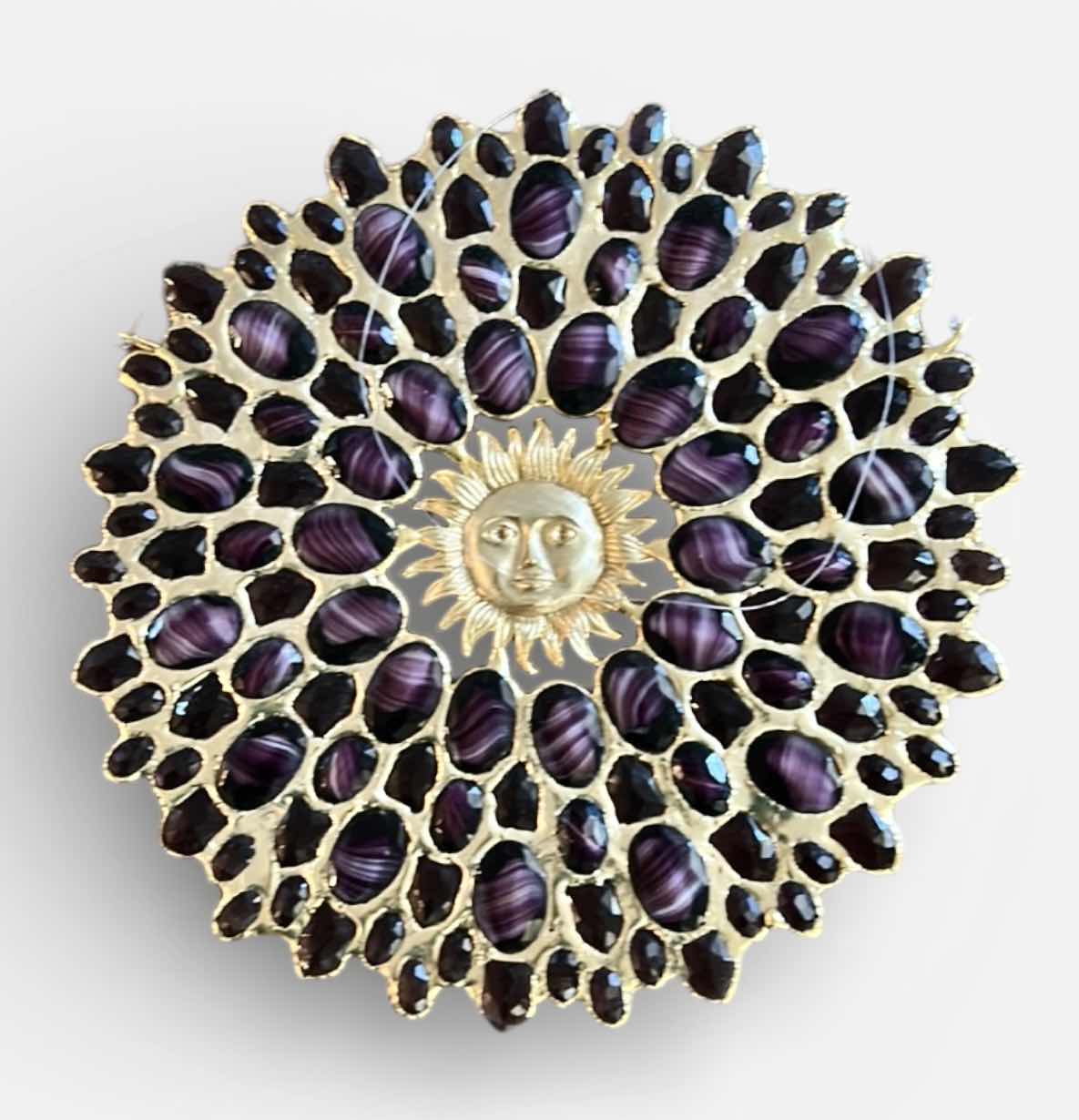 Photo 1 of HANGING METAL SUN SCULPTURE 8”