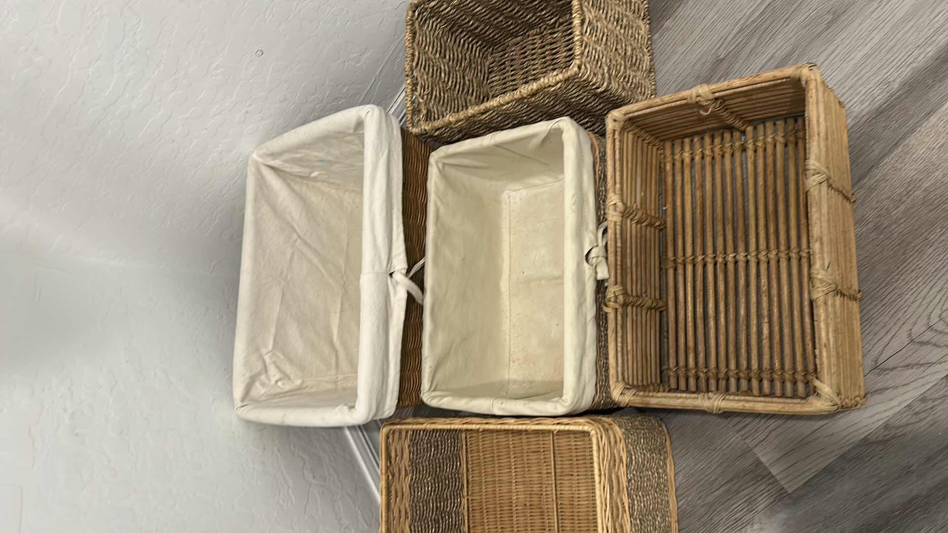 Photo 1 of 5- RATTAN BASKETS