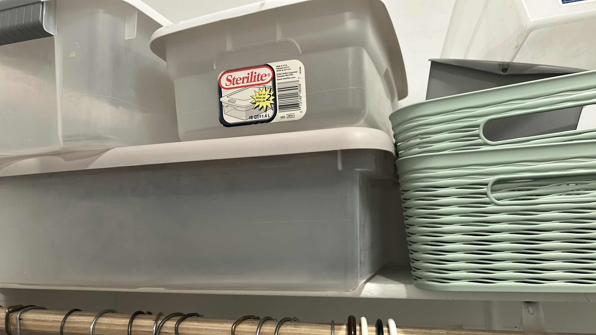 Photo 1 of 8- PLASTIC CONTAINERS