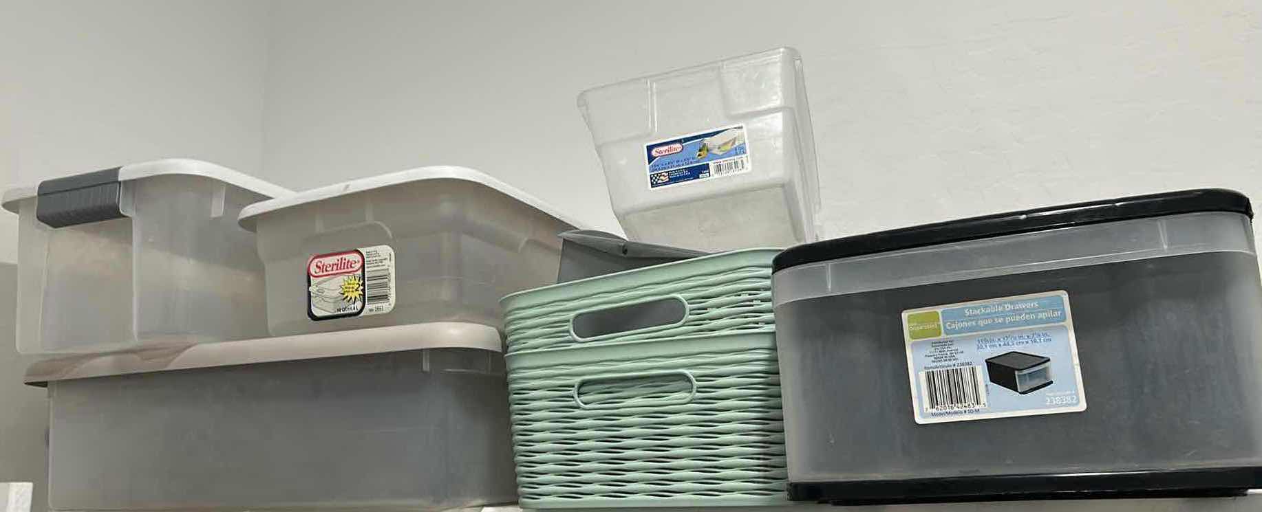 Photo 1 of 8- PLASTIC CONTAINERS