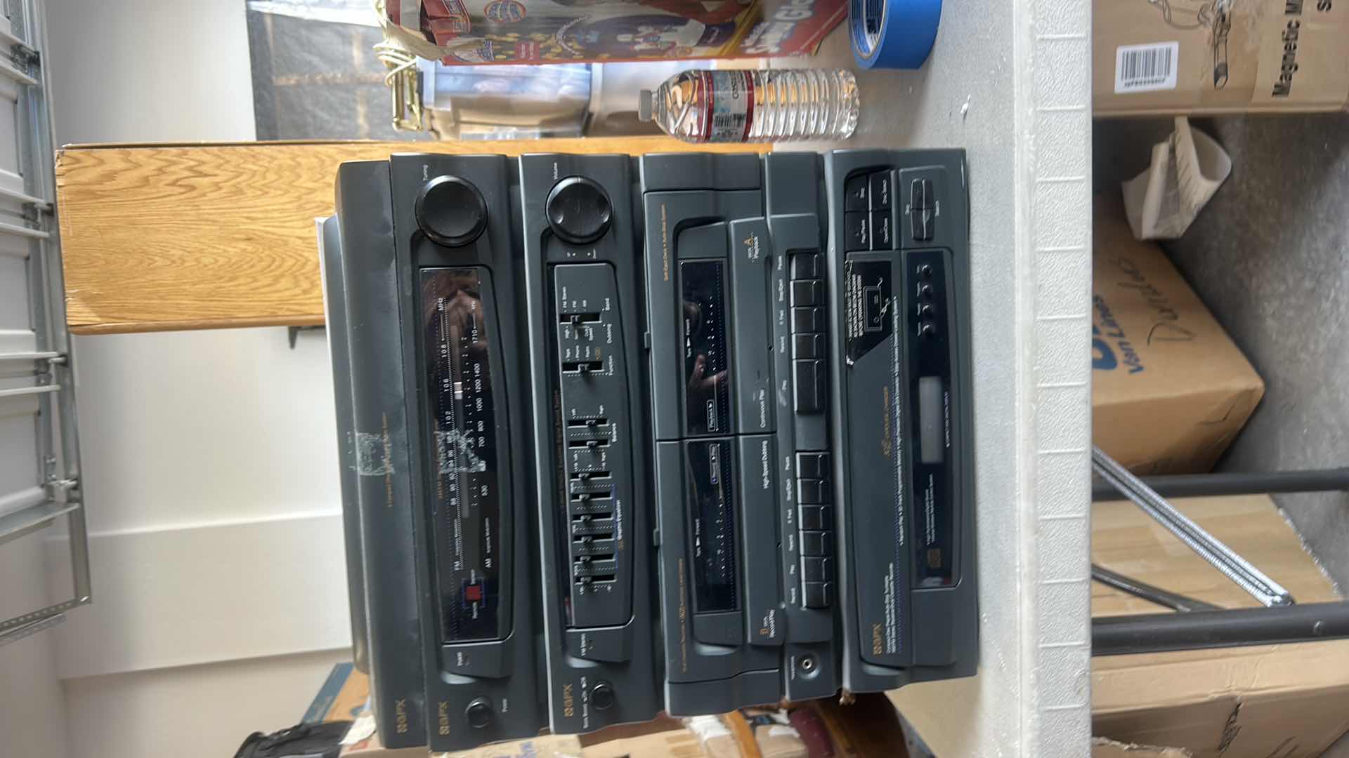 Photo 1 of GPX HOME STEREO SYSTEM, LIKELY FROM AROUND 1996 AND TWO SPEAKERS