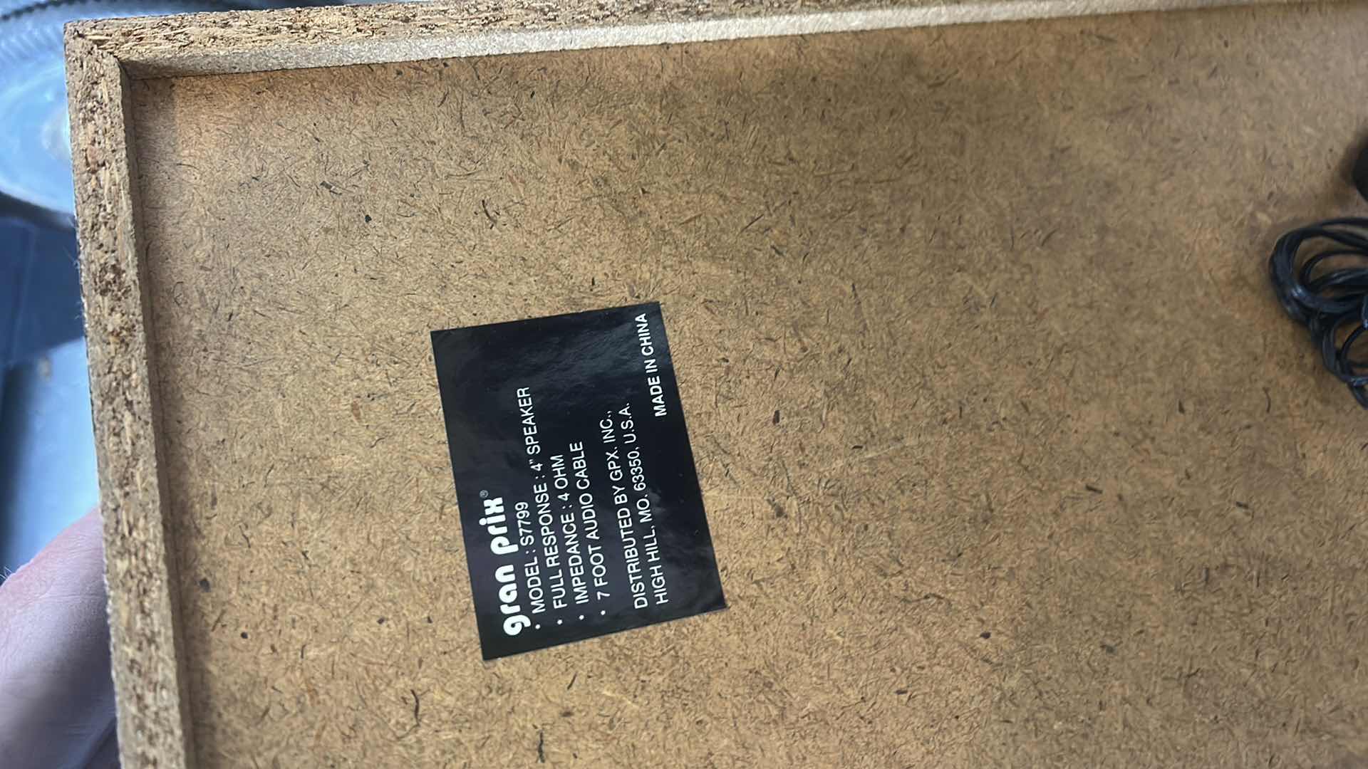 Photo 1 of GPX HOME STEREO SYSTEM, LIKELY FROM AROUND 1996 AND TWO SPEAKERS