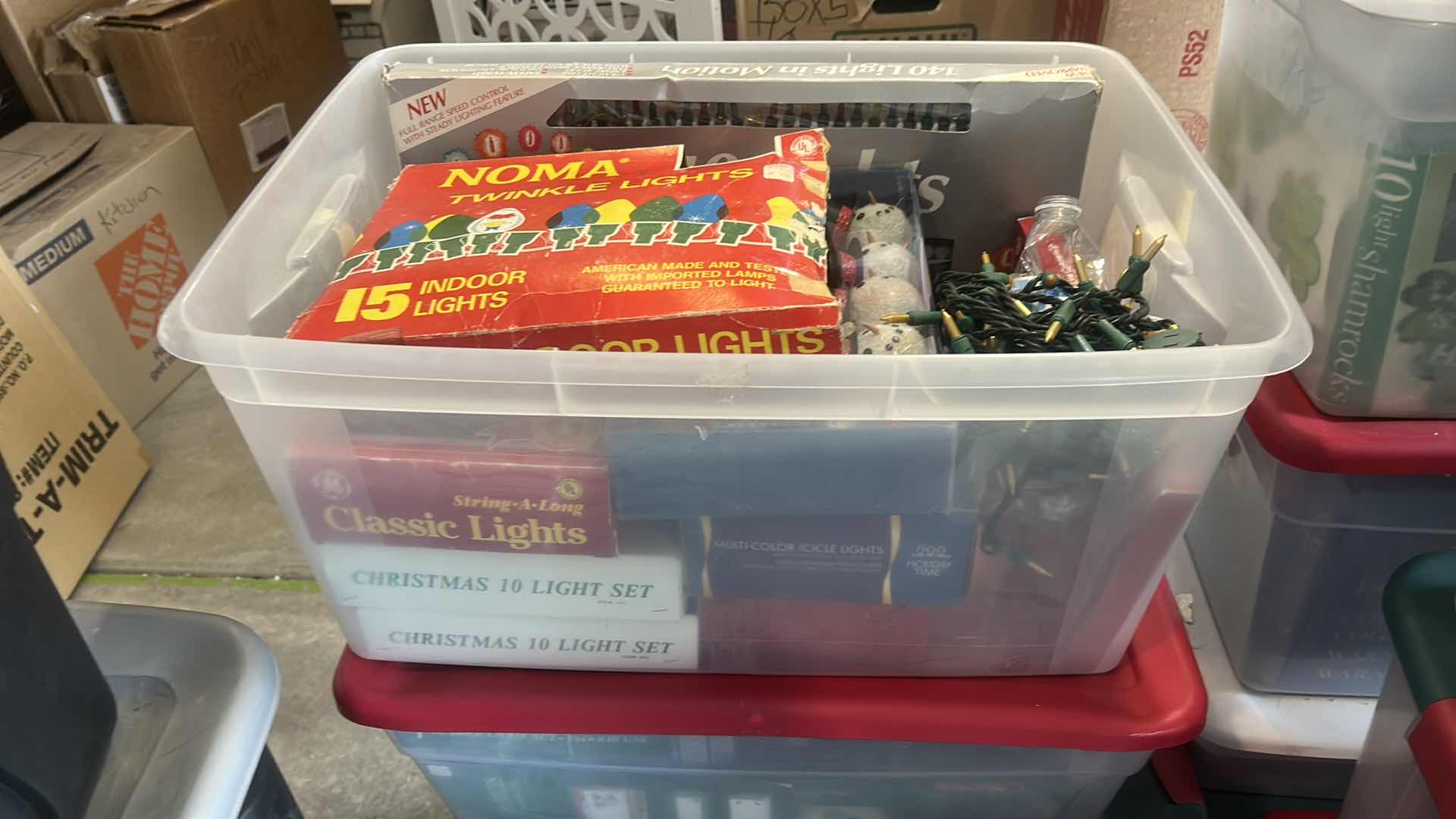 Photo 1 of BOX FULL OF HOLIDAY DECOR