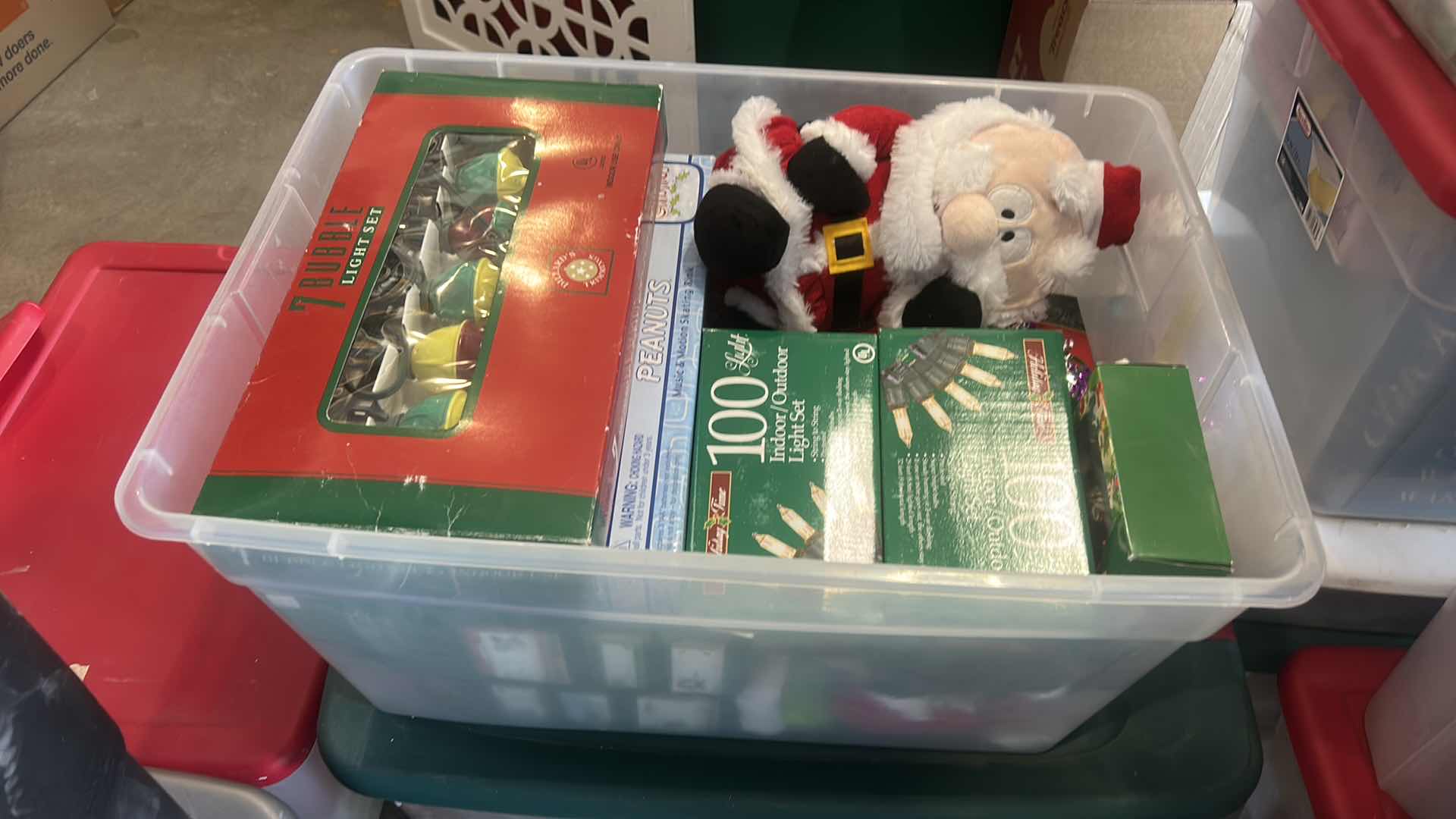 Photo 1 of BOX FULL OF HOLIDAY DECOR