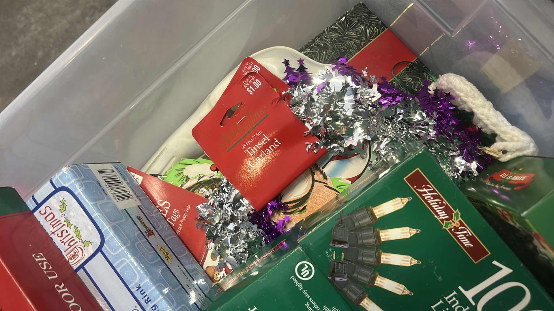 Photo 1 of BOX FULL OF HOLIDAY DECOR