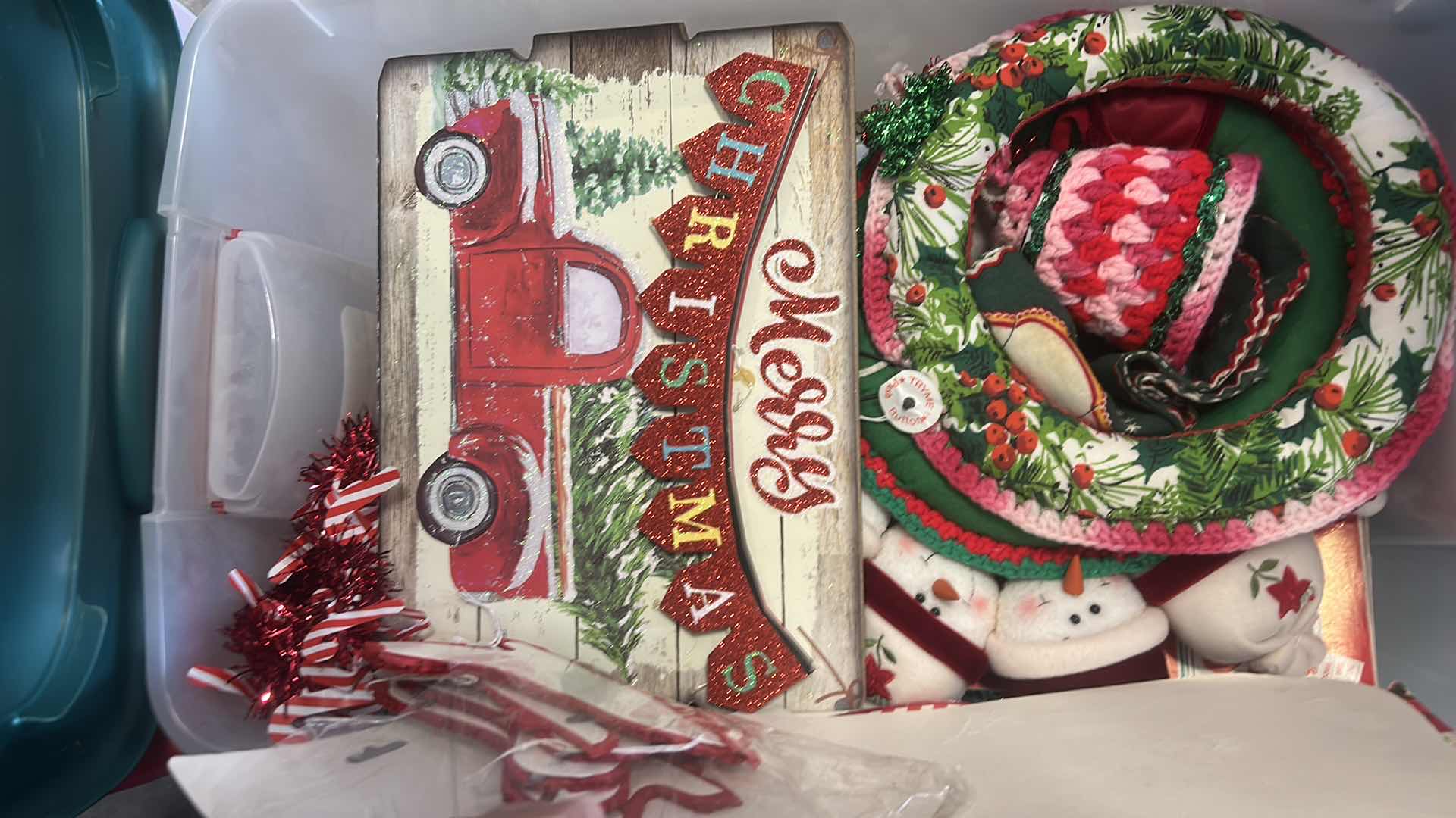 Photo 1 of BOX FULL OF HOLIDAY DECOR