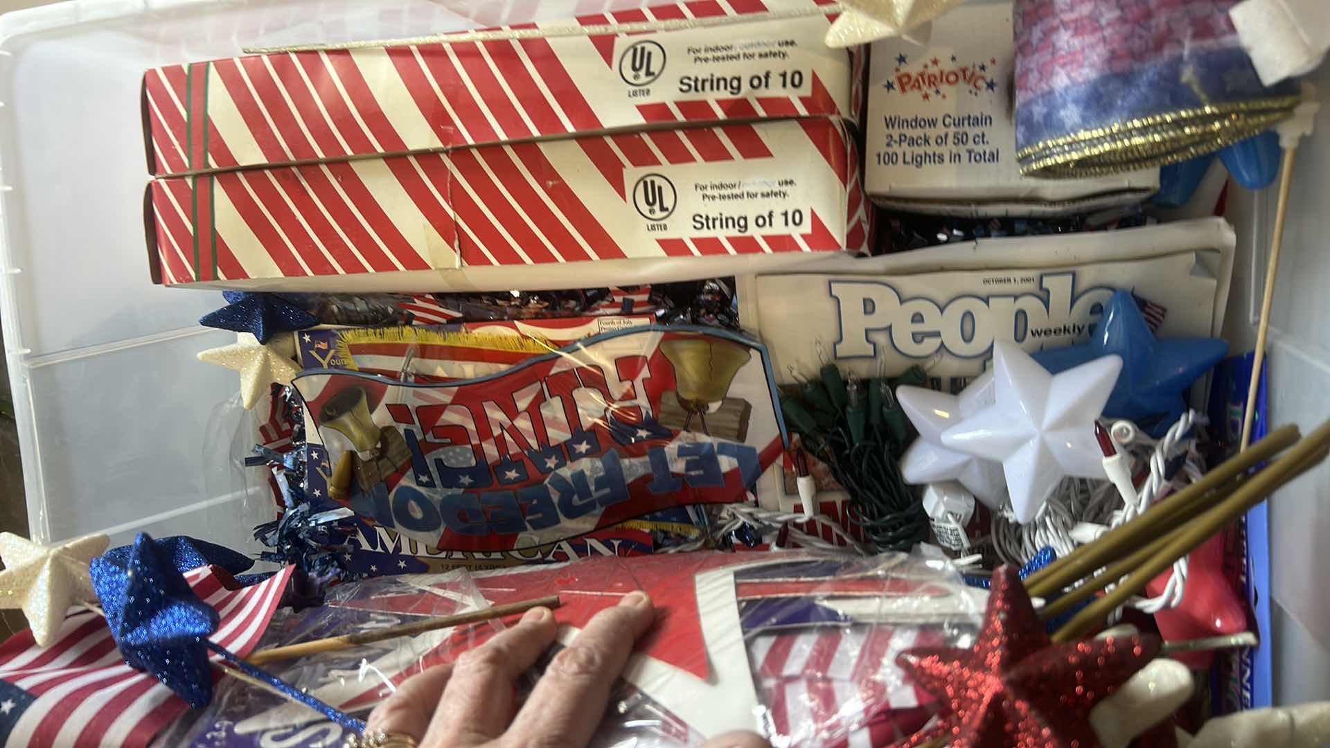 Photo 1 of BOX FULL OF HOLIDAY DECOR